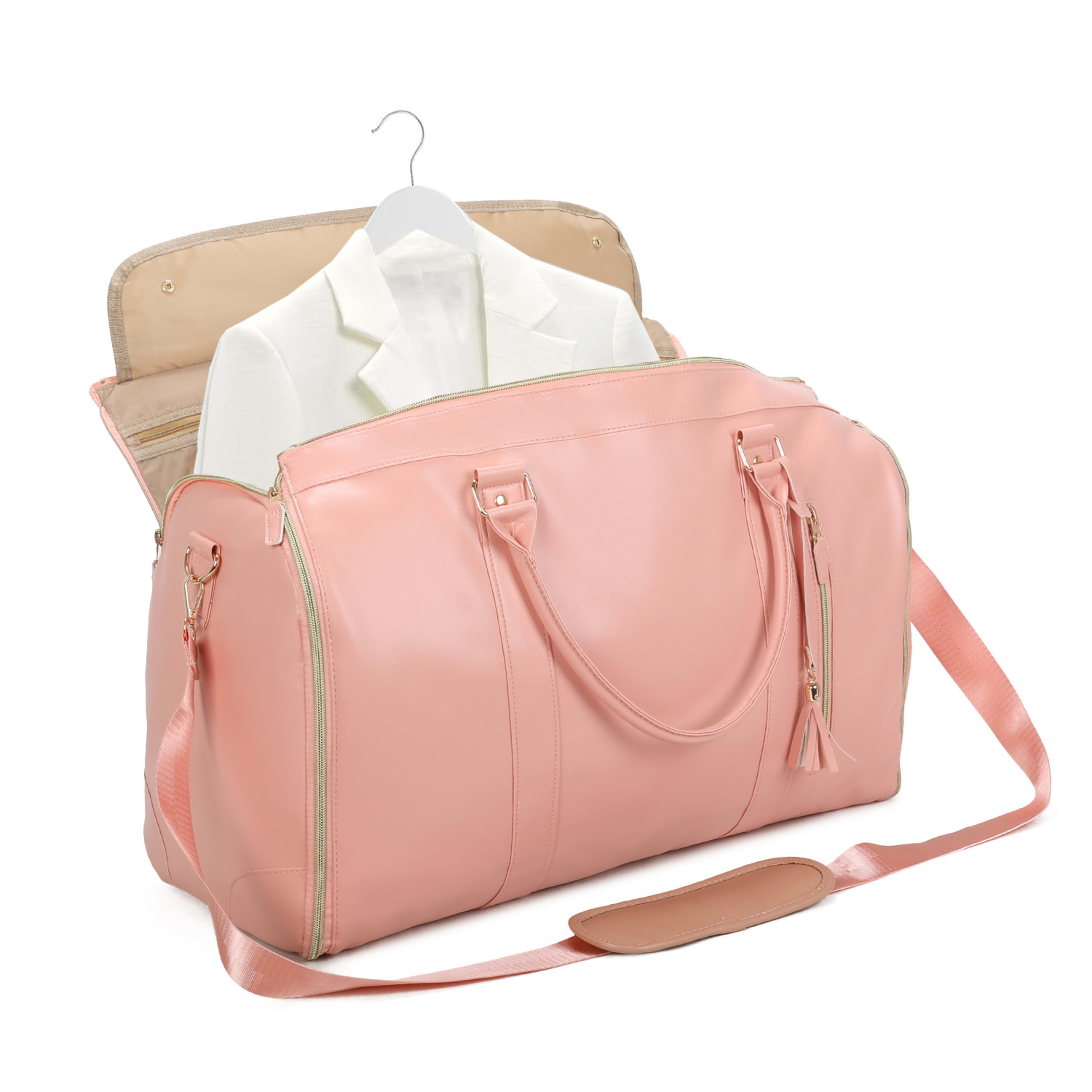 Travel Bag Clothing Storage BagPU Travel Gym Bag Foldable 6