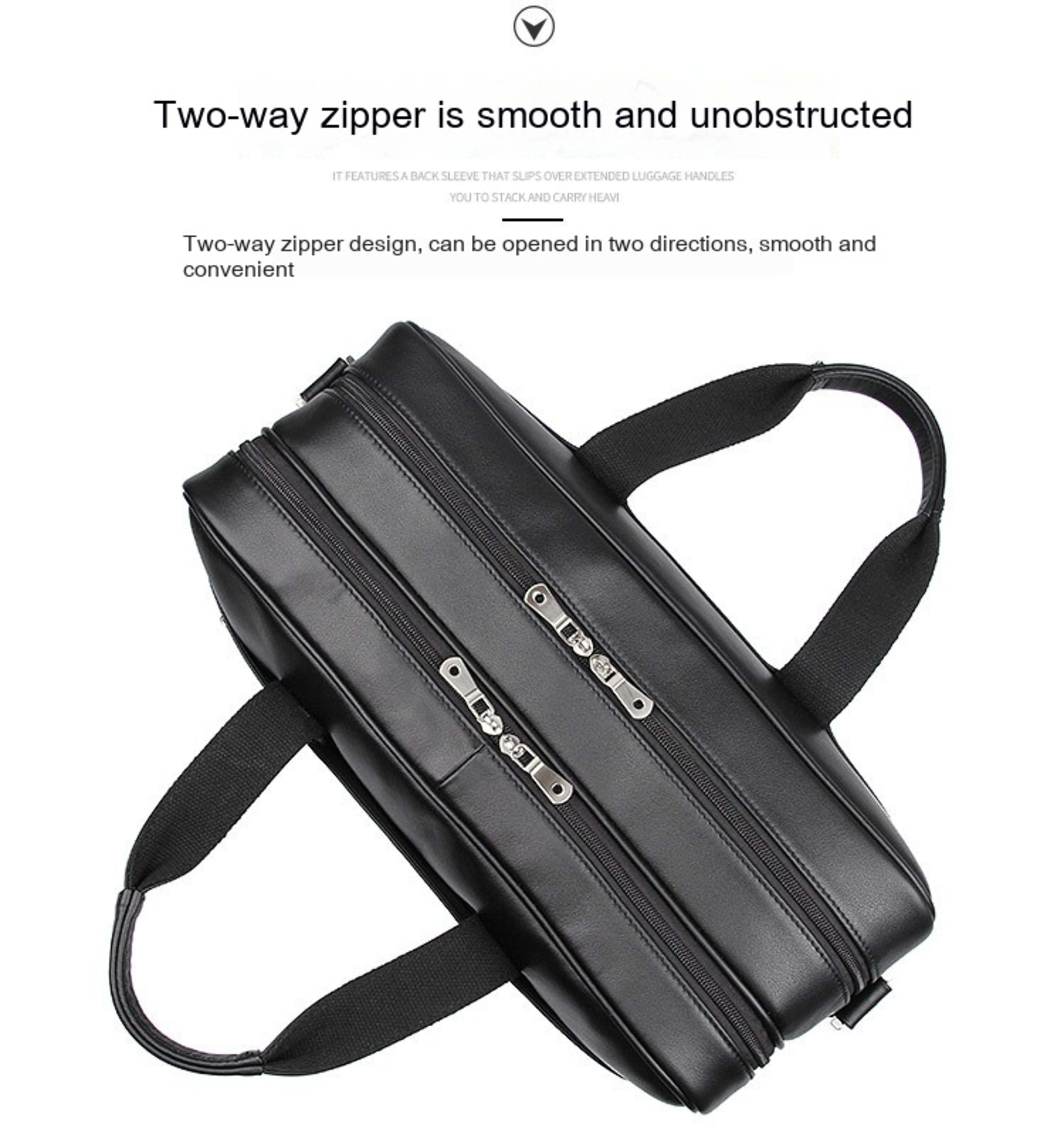 Leather Handbag Briefcase Napa Leather Comfortable Texture Men's Real-leather Bag 23