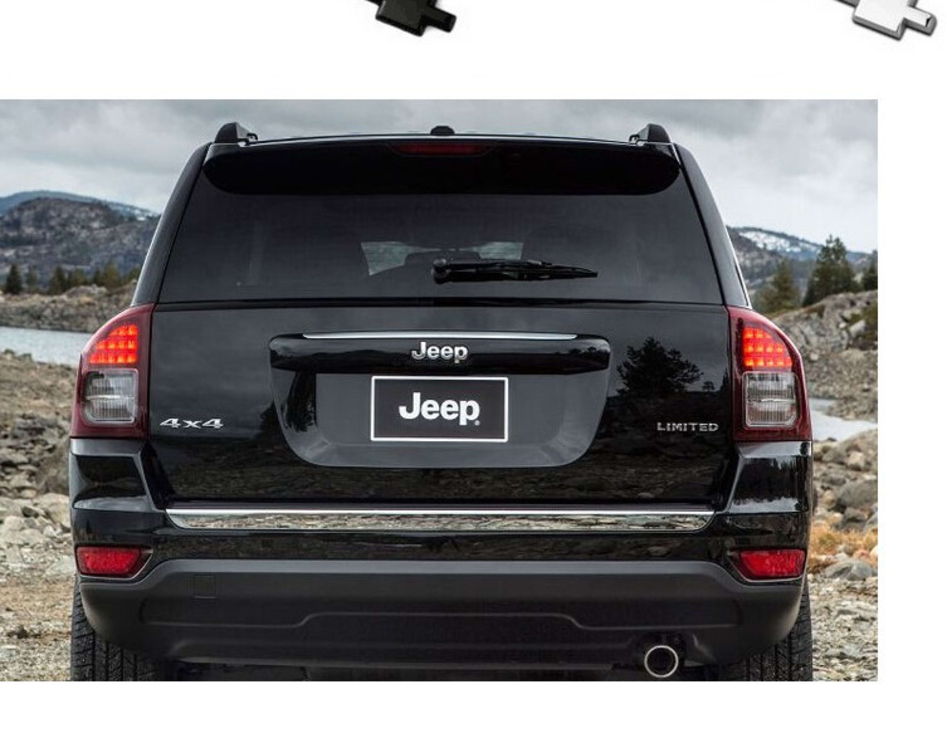 Car Modification Metal Suitable For Off-road Vehicle Four-wheel Drive 3D Special Sticker Rear Car Badge 4 3
