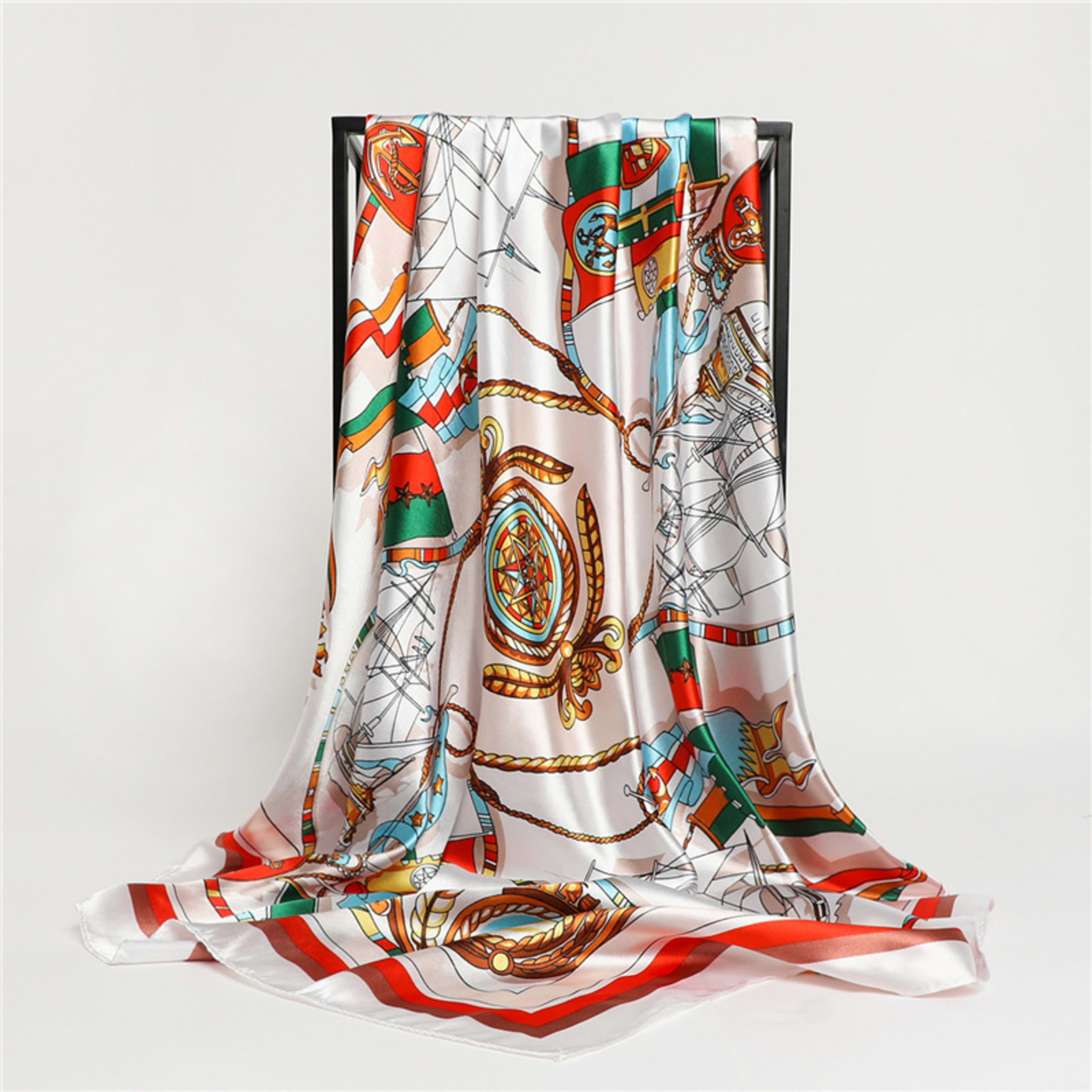 Four-season Universal Patterned Sun-protection Shawl Scarf With Print 10