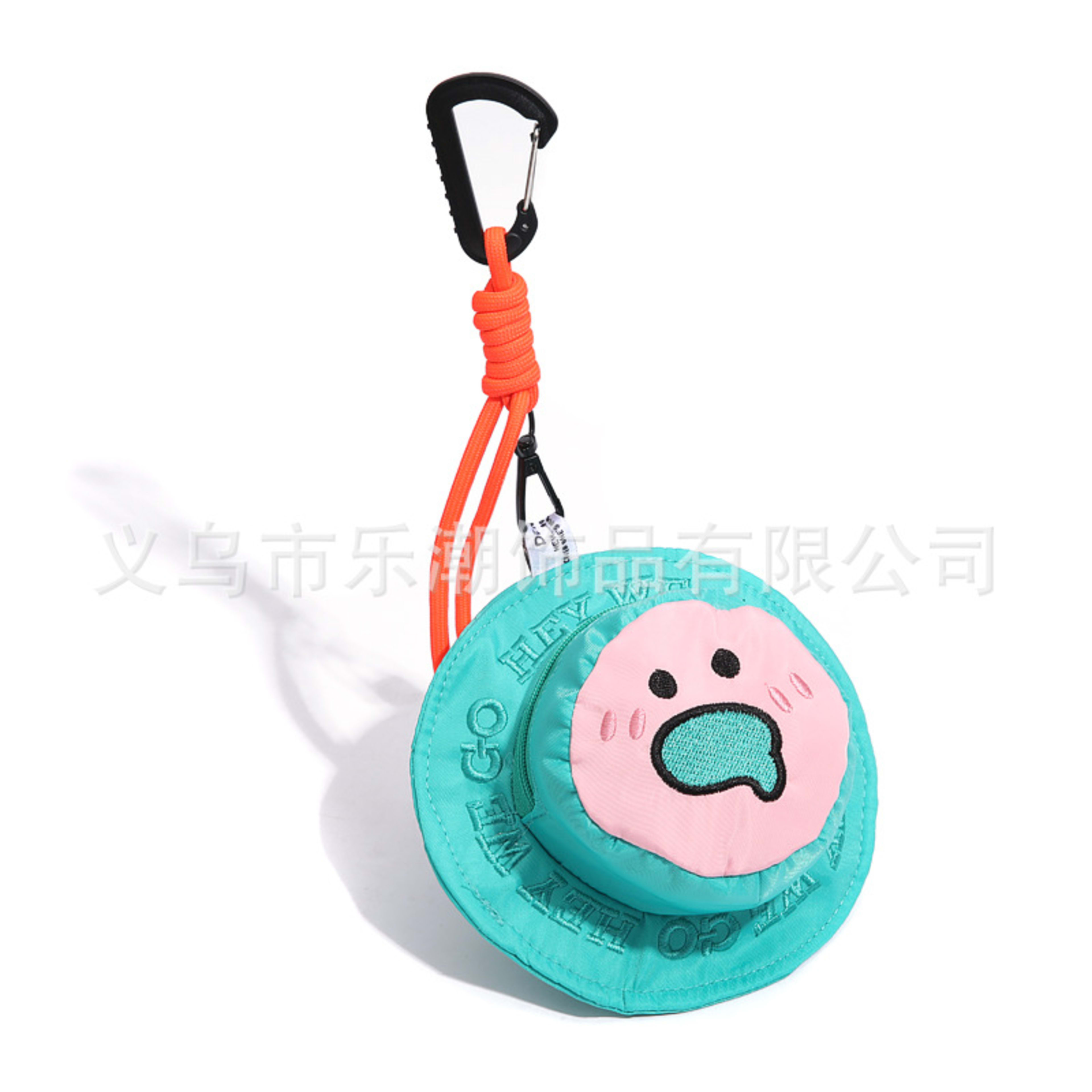 Men's Smiling Face Earphone Bag Small Bag Keychain 8