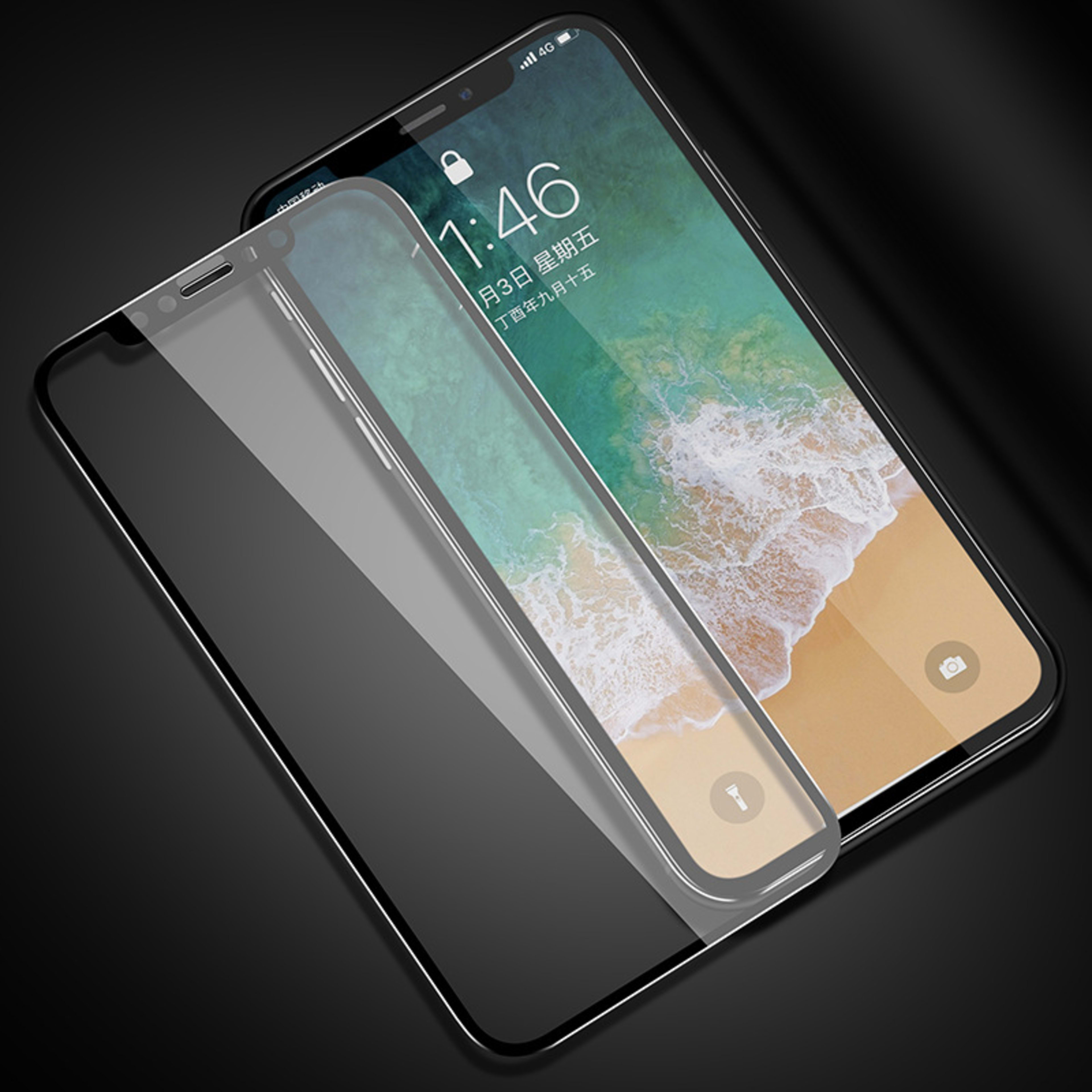 Full-screen Tempered Glass Phone Screen Protector Drop-proof 4