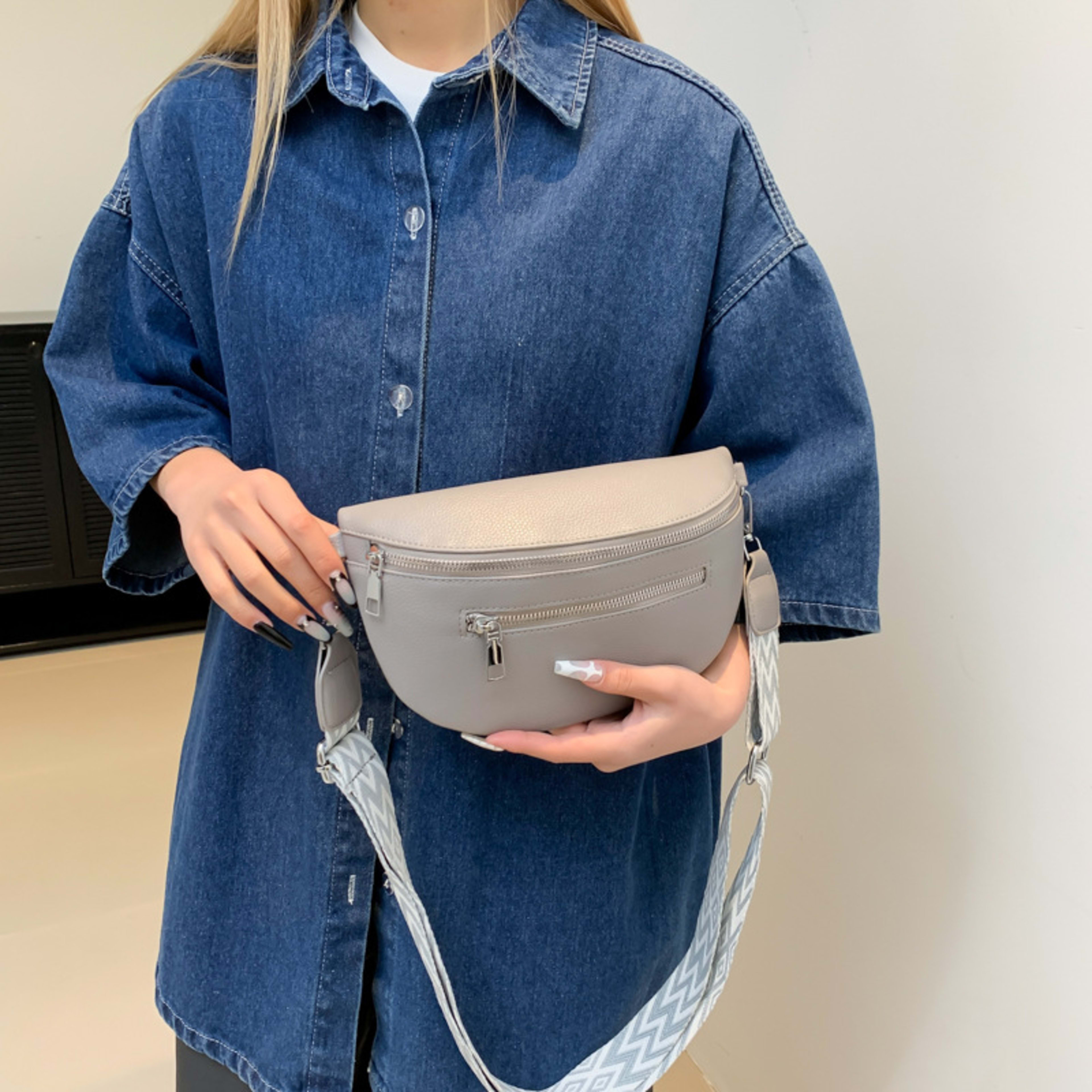 Soft Leather Shoulder Crossbody Bag