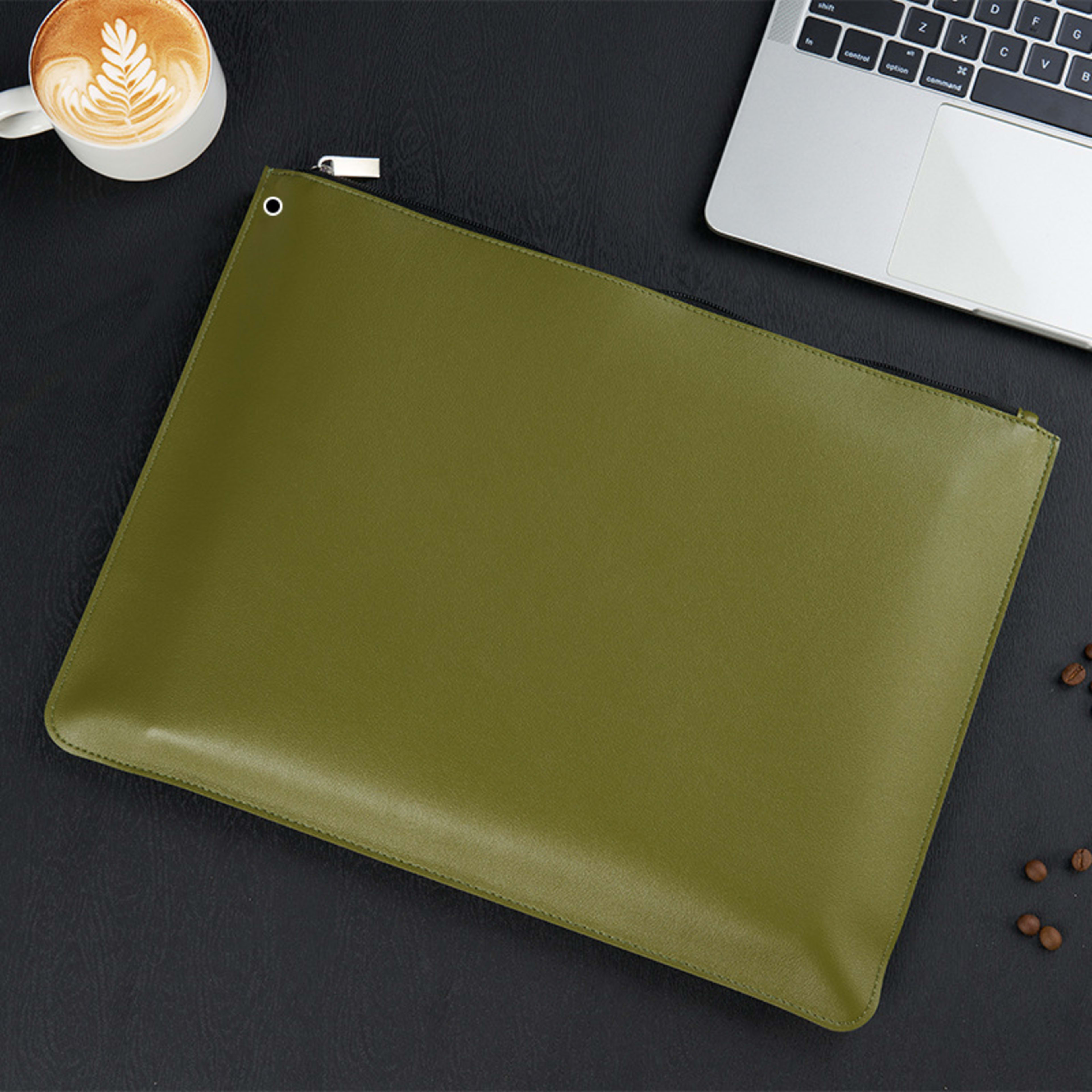 Sleek, High-capacity, Waterproof Leather Organizer For Contracts And Documents 8