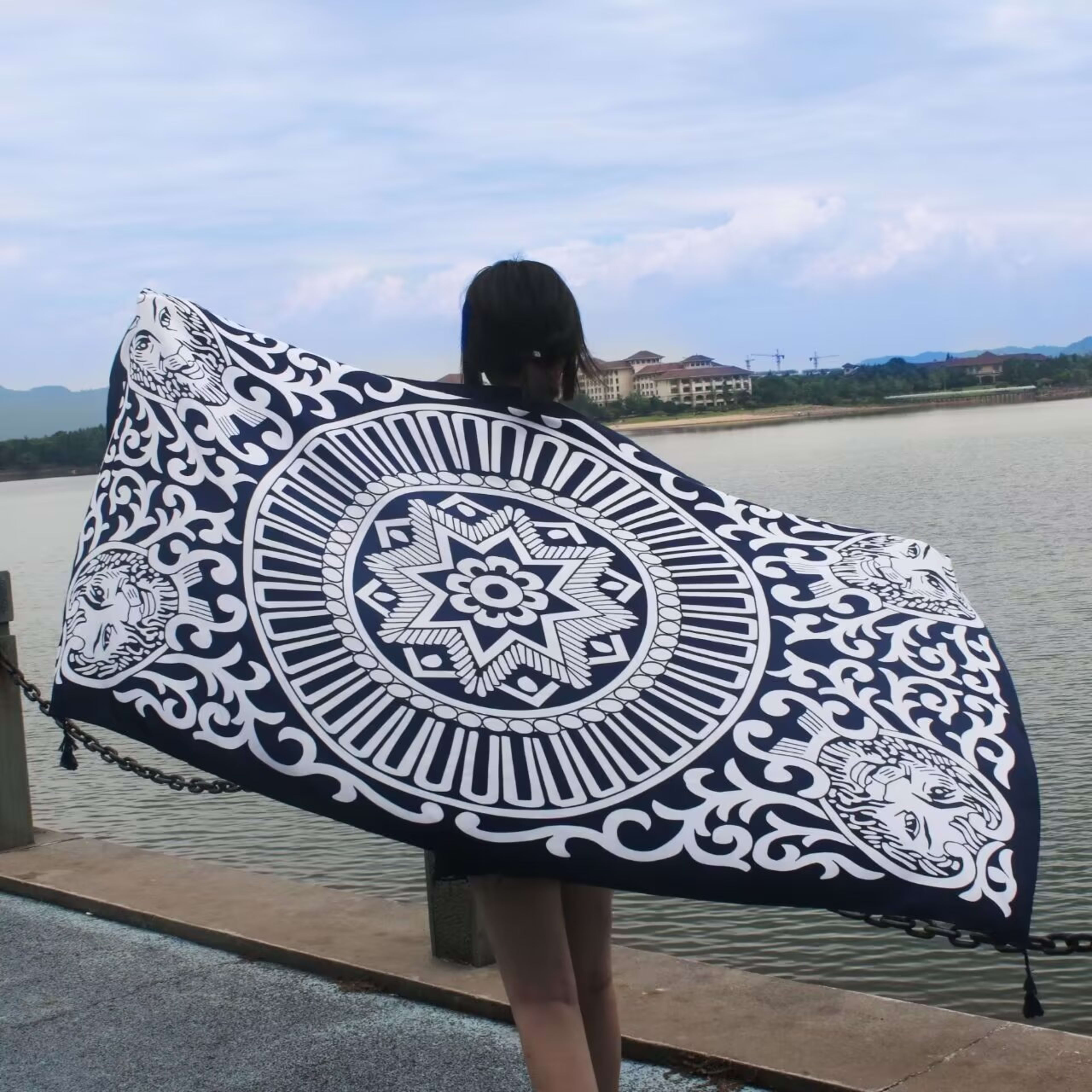 Ethnic-style Dual-use Beach Towel New Arrival 38