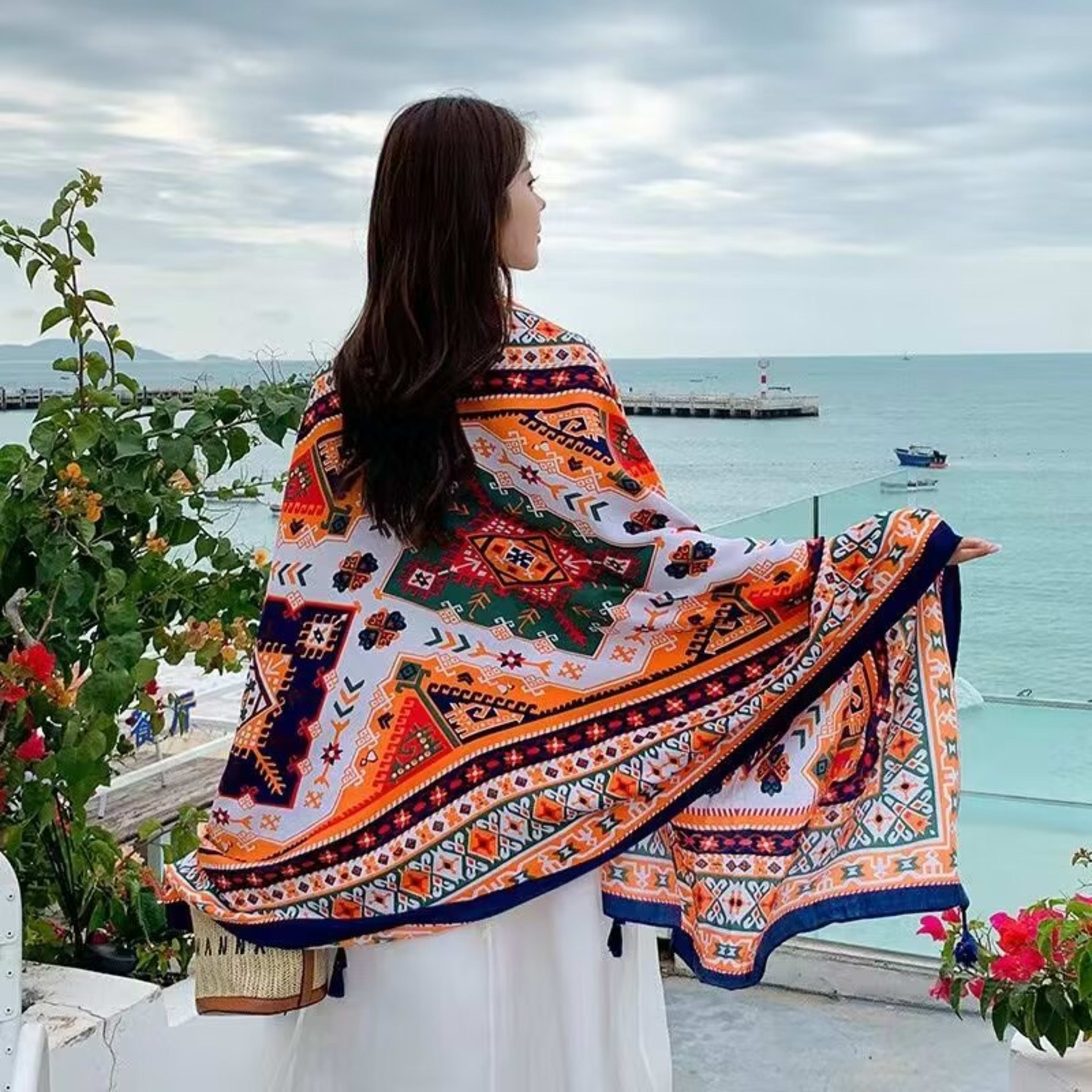 Ethnic-style Dual-use Beach Towel New Arrival 21