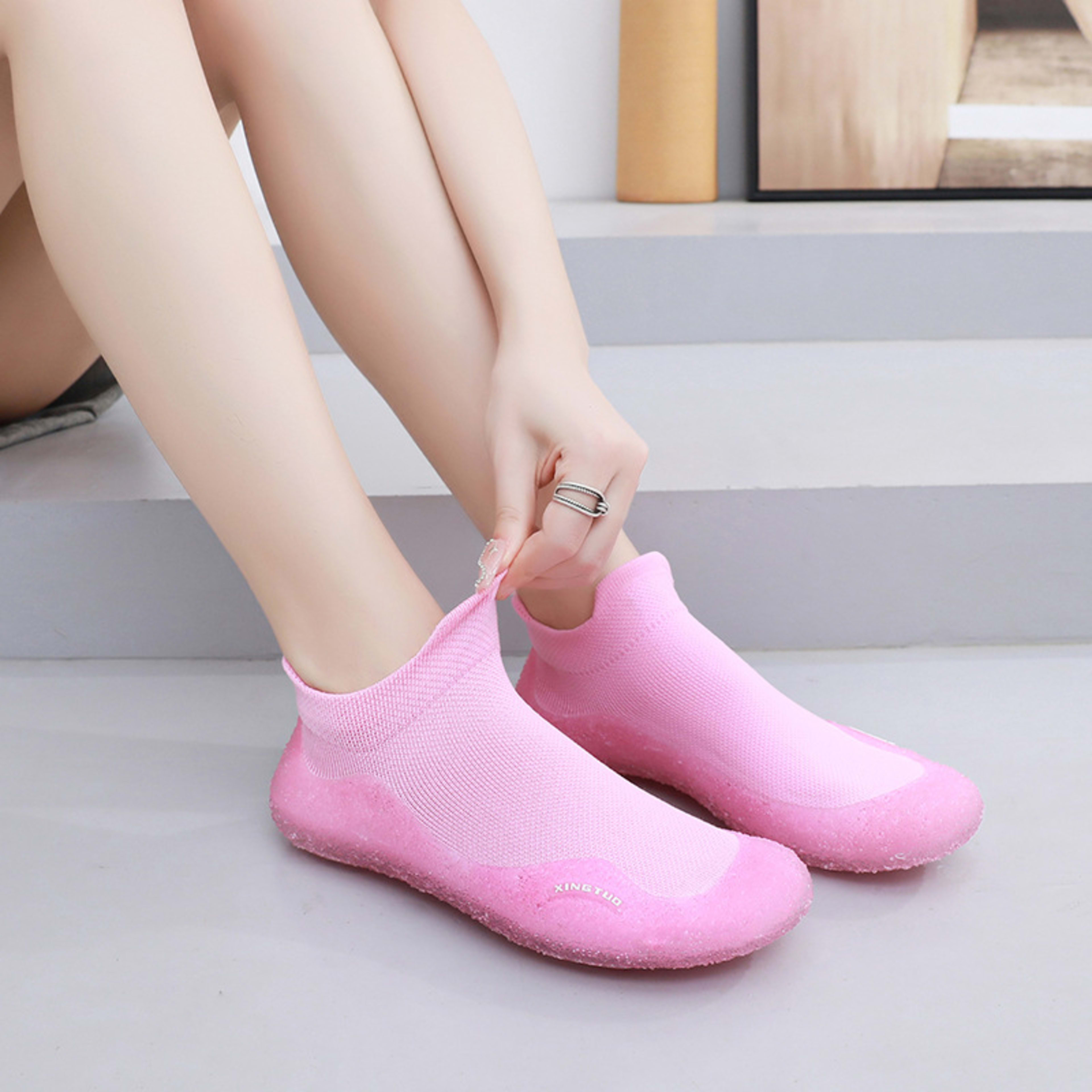 Men's And Women's Fashion Sports Yoga Breathable Non-slip Fitness Shoes 6