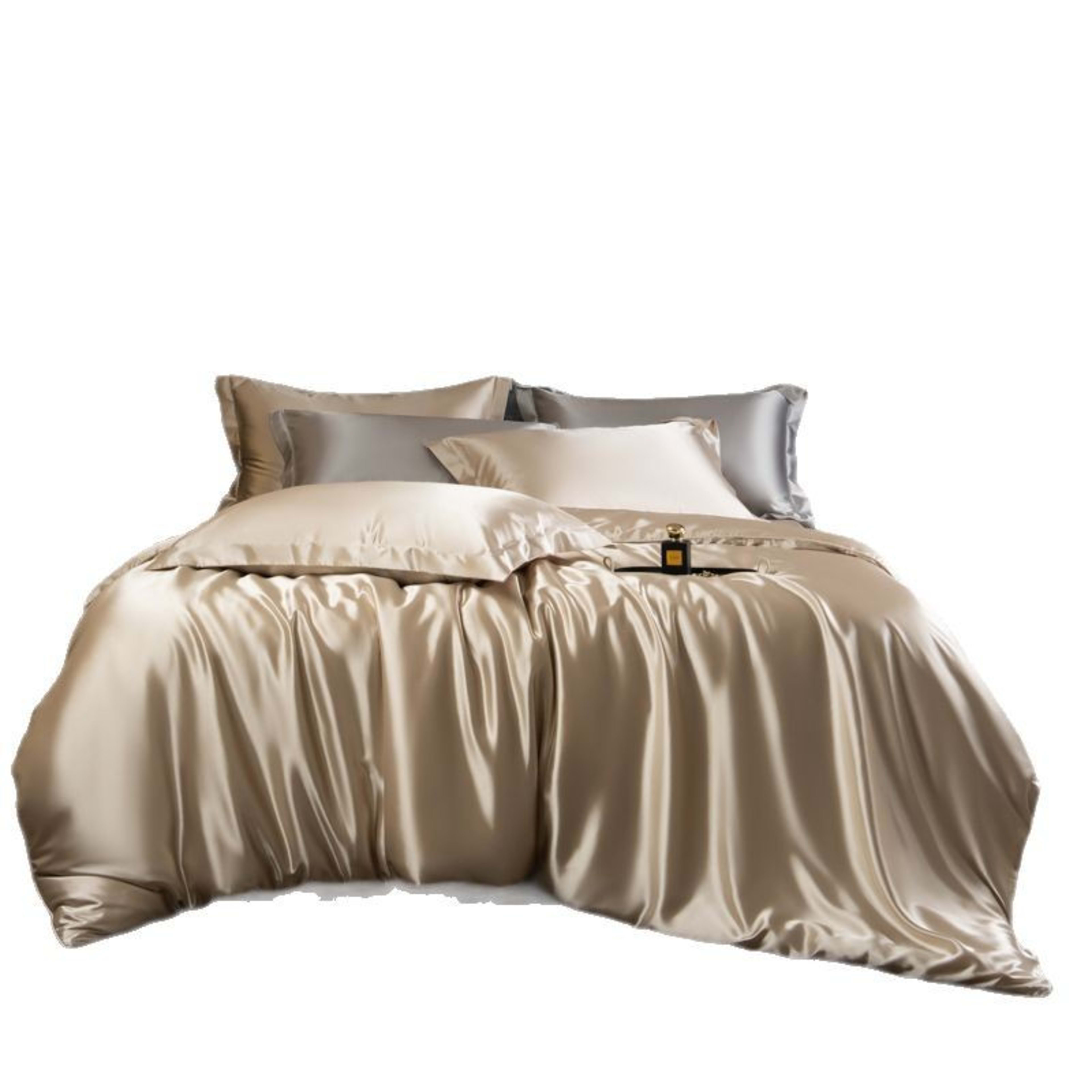 Luxury Real Double Sided Silk Naked-Sleep Duvet Cover Set 20