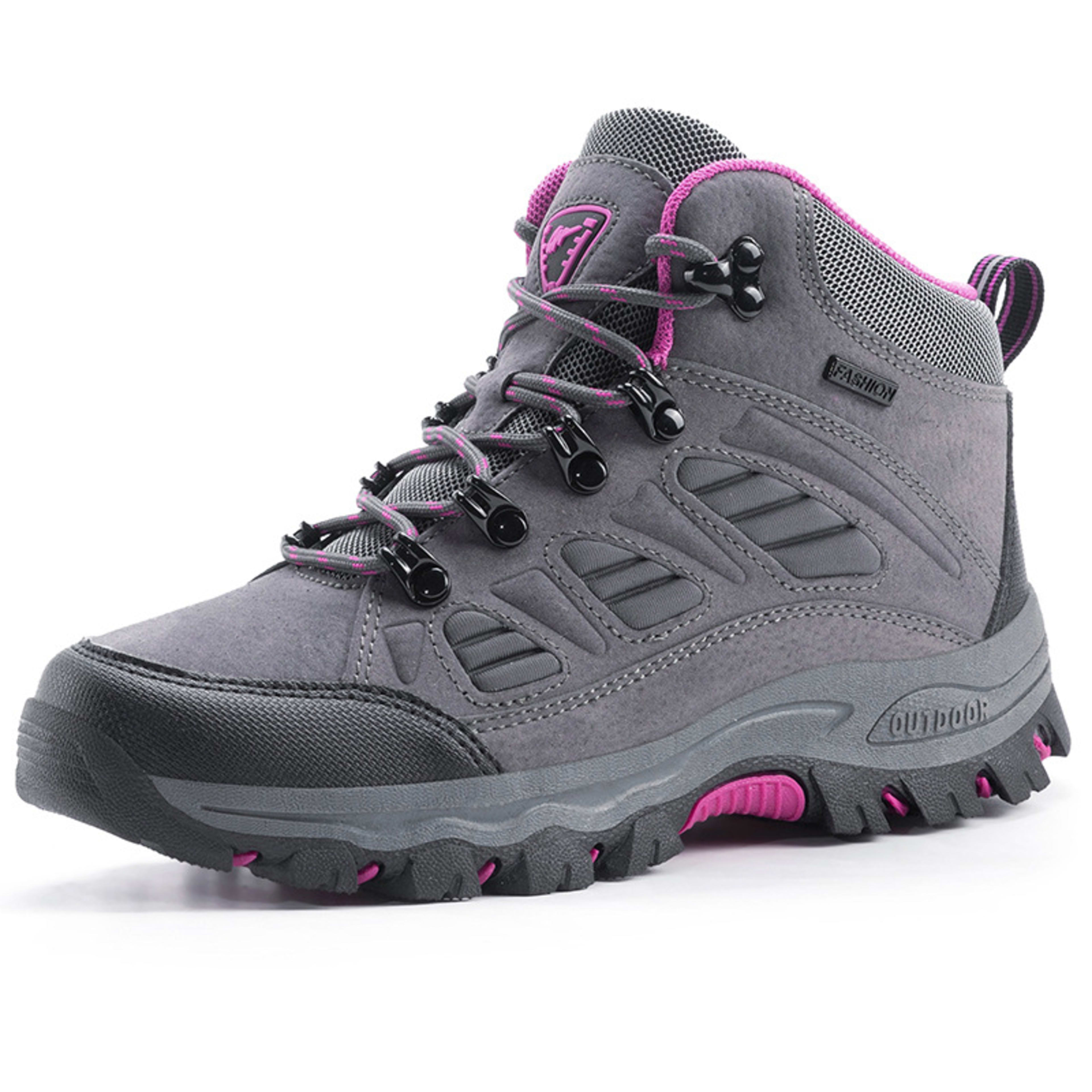 Couple's High-top Breathable Waterproof Non-slip Camping Leisure Mountaineering Shoes 14