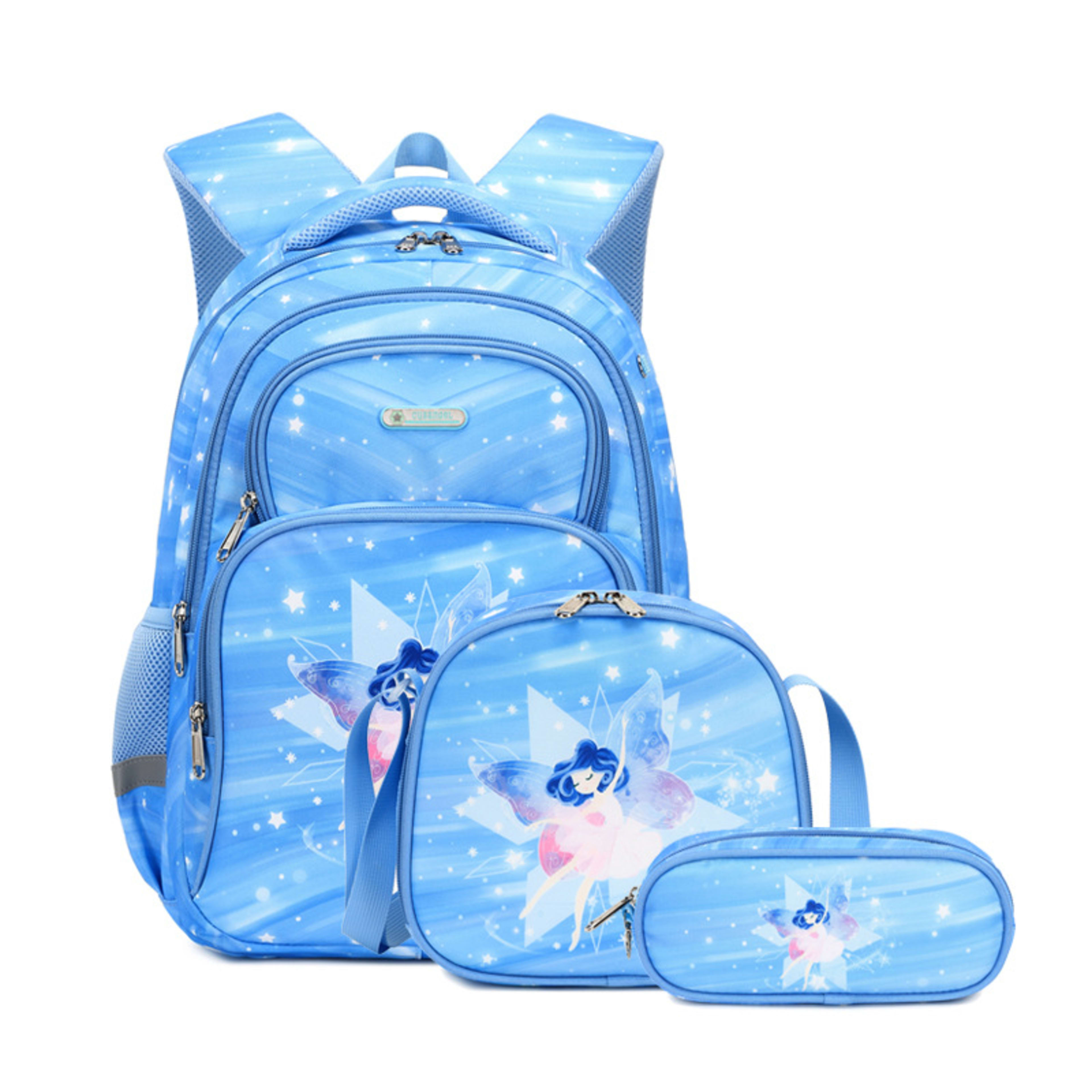Three-Piece Set Childrens High-Capacity Backpack 11