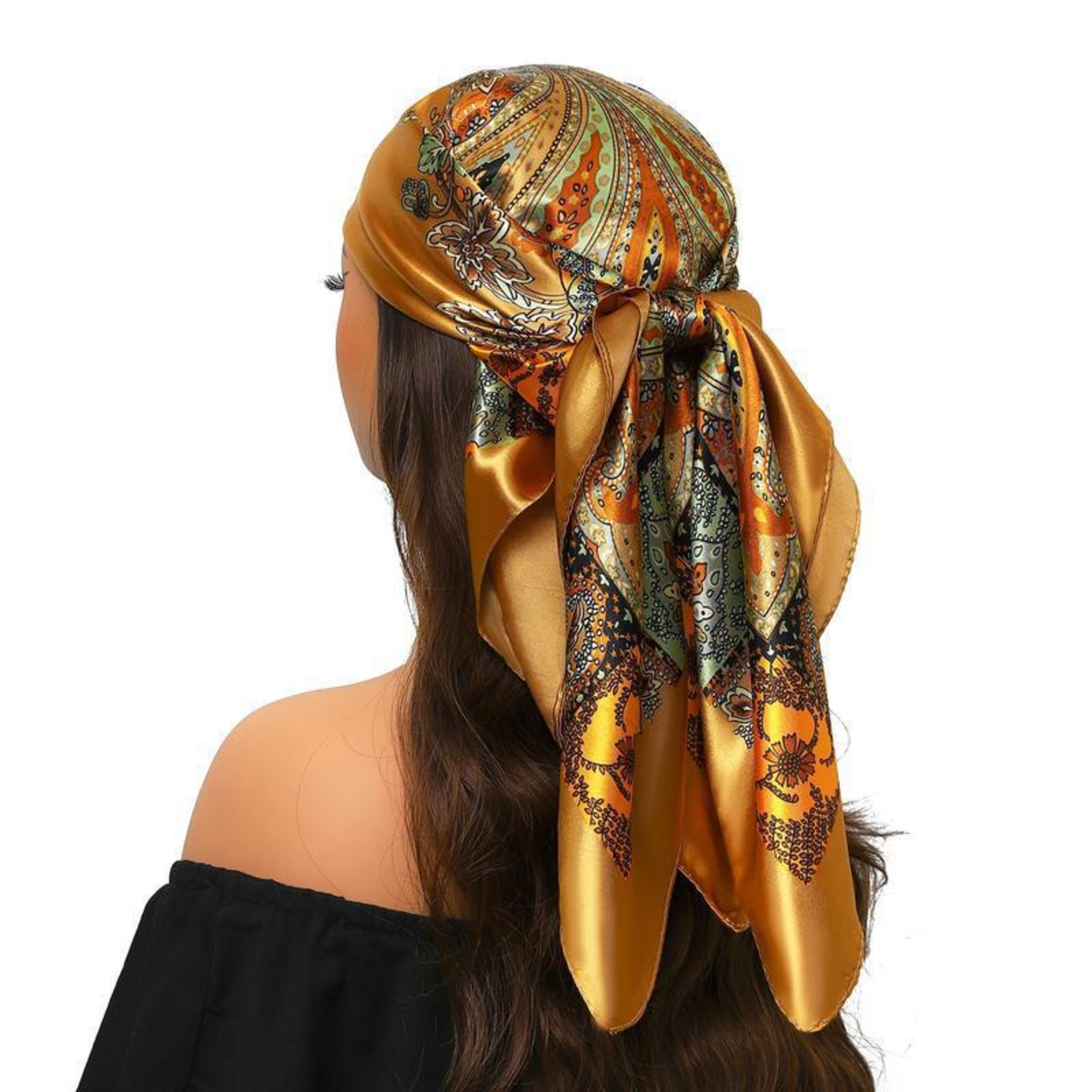 Women's Creative Printed All-Match Shawl Headscarf 44