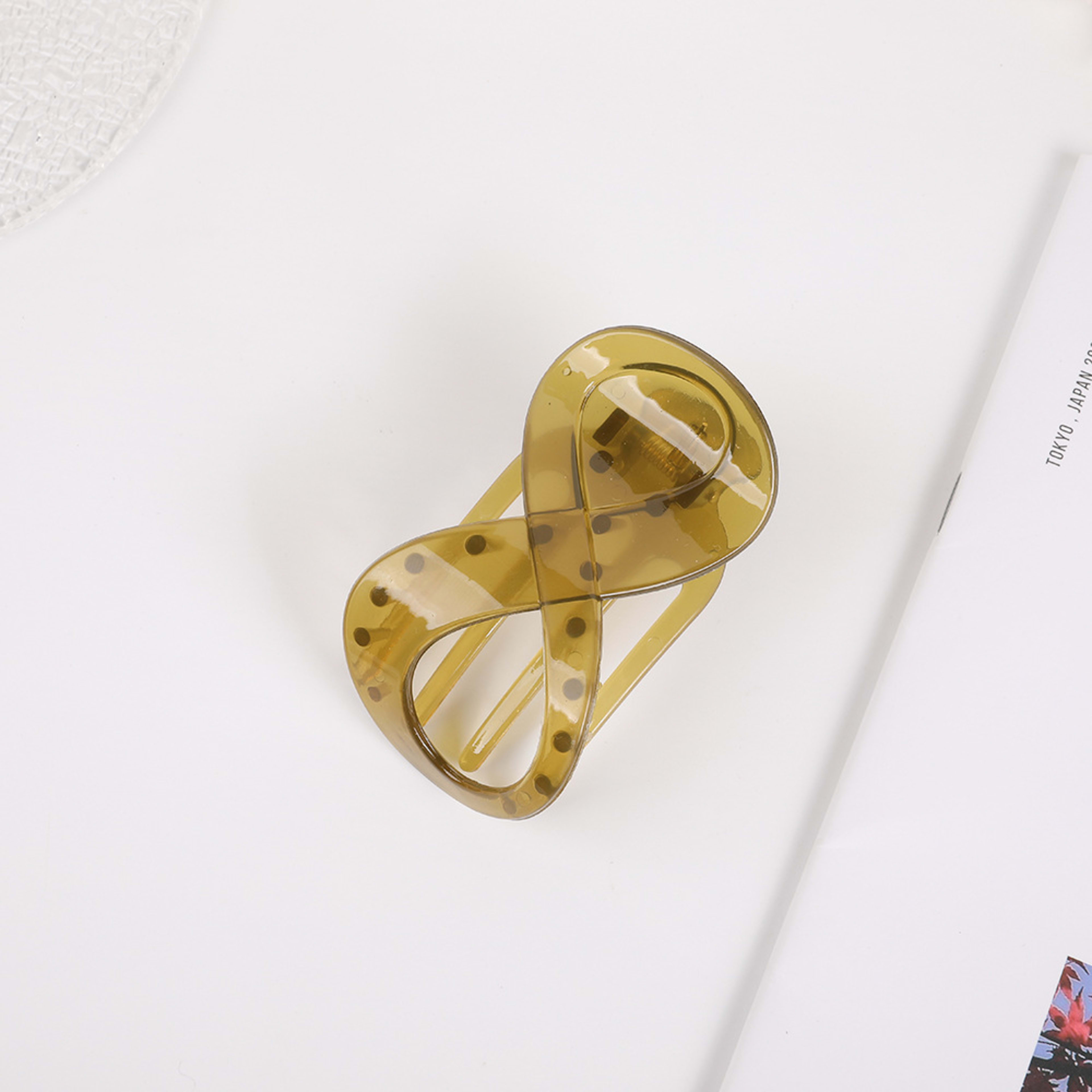 Elegant Frosted 8-shaped Barrettes 13