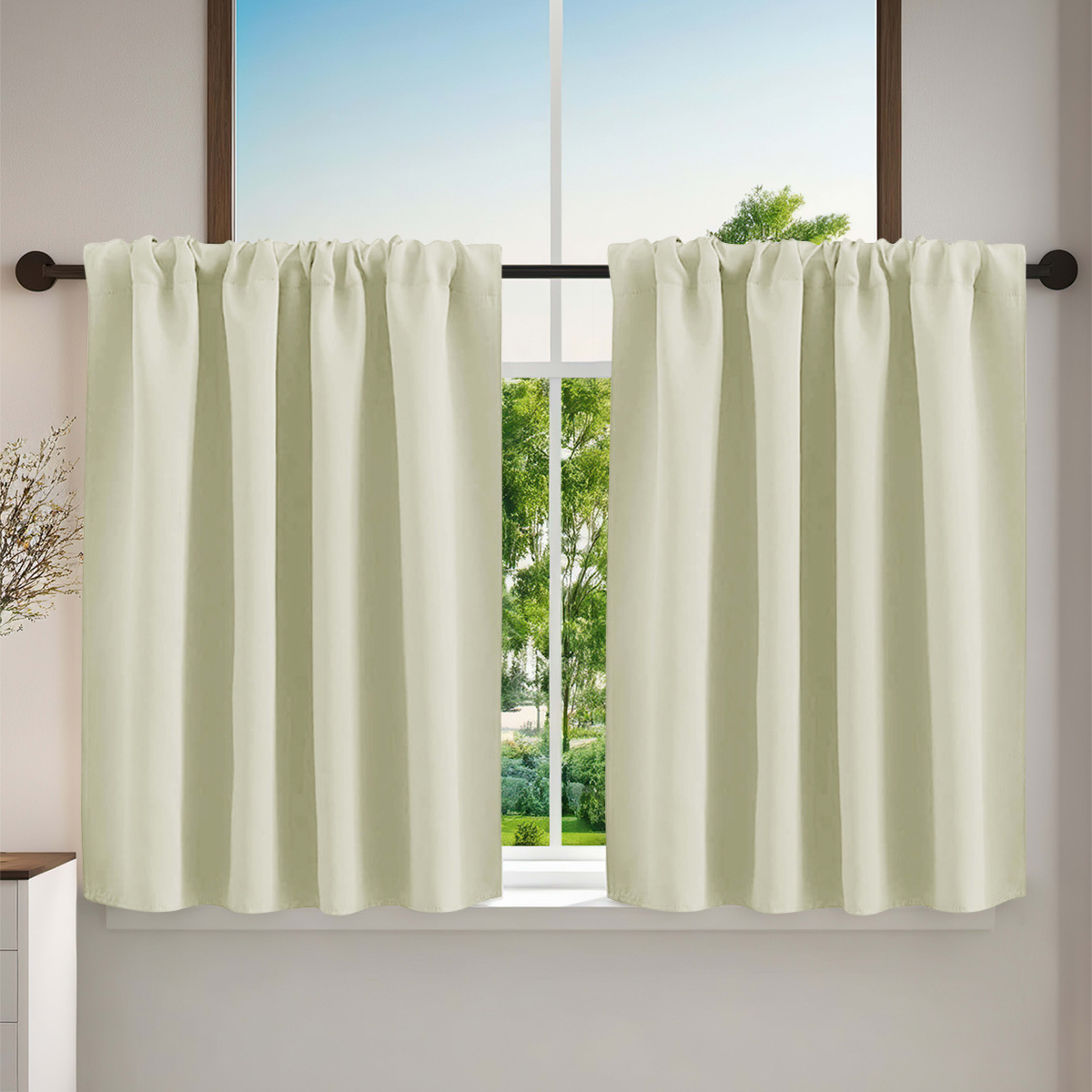 Shade Solid-color  High-precision Short Curtain 5