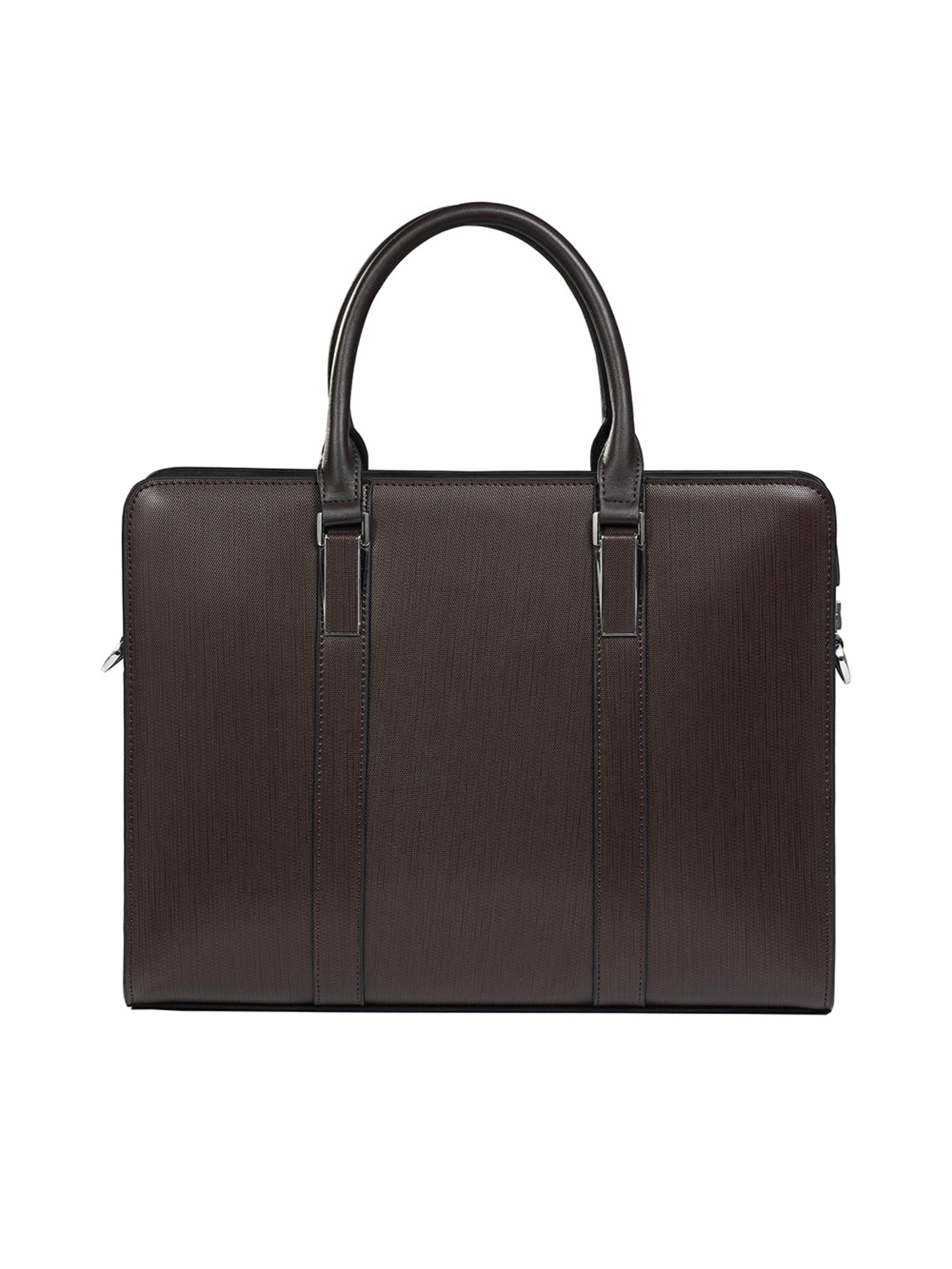 High-end Business Computer Men's Cowhide Handbag 2