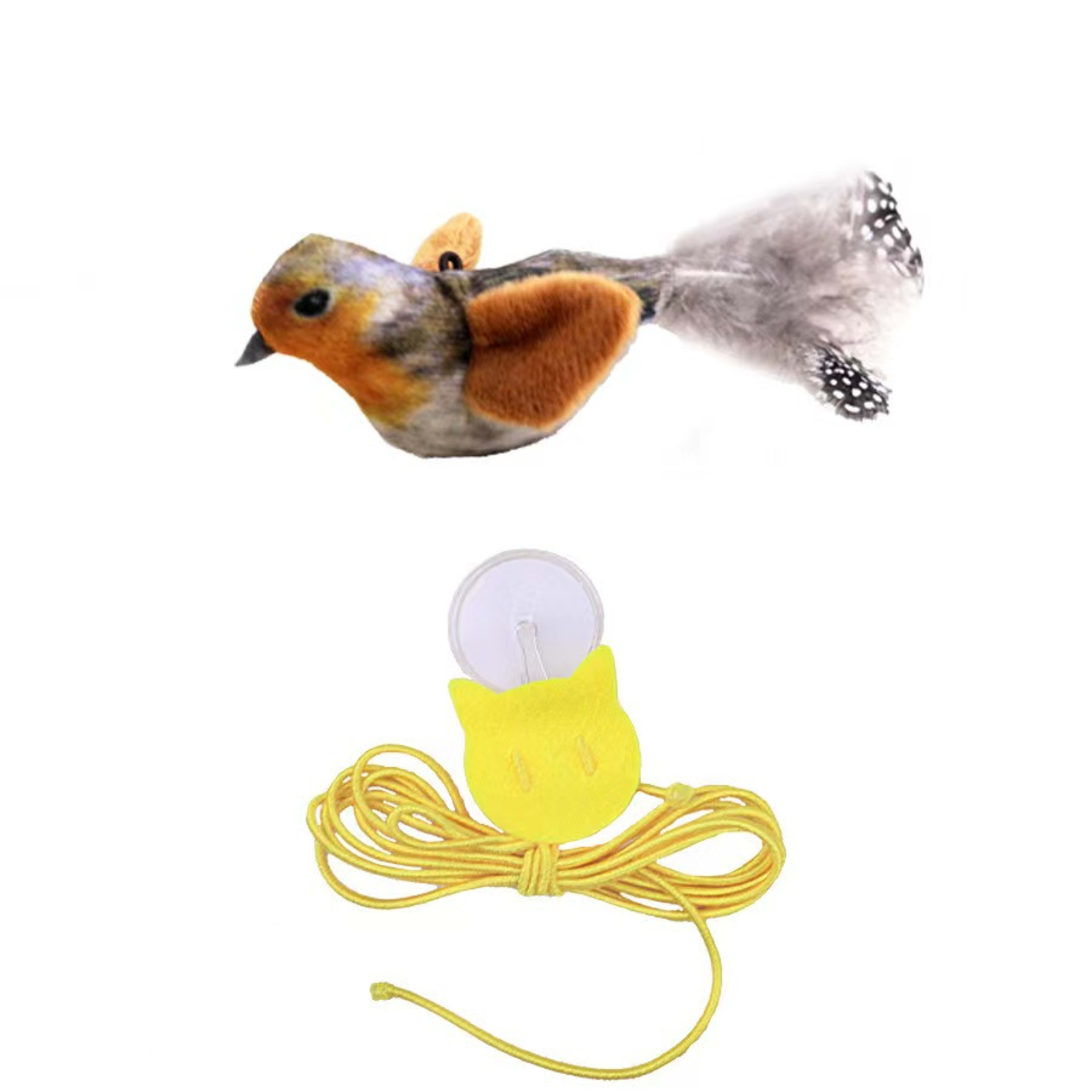 Squeaky Bird Bite-resistant Cat Toy 2