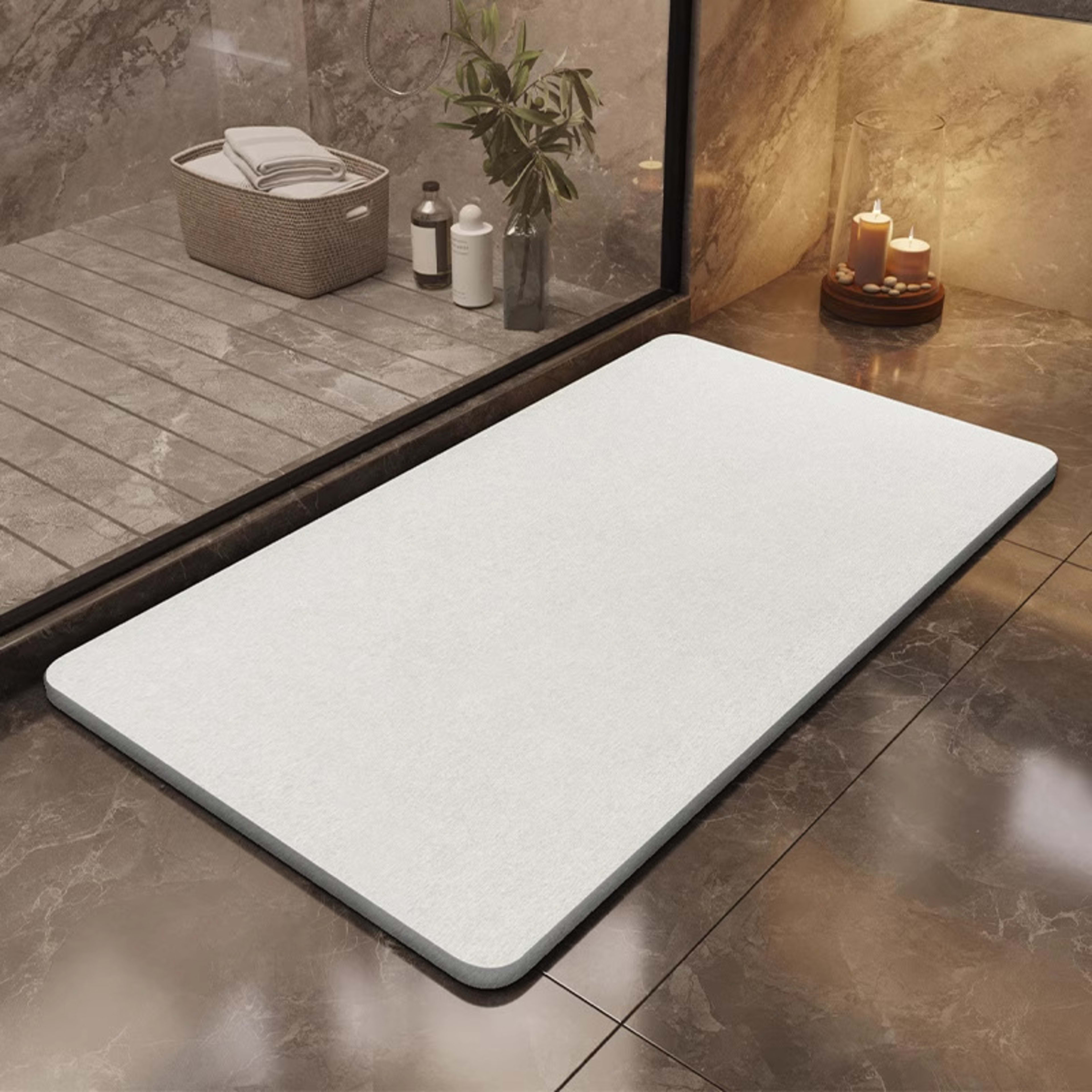 Water-absorbent Non-slip Mat Quick-drying Entryway Doormat 12