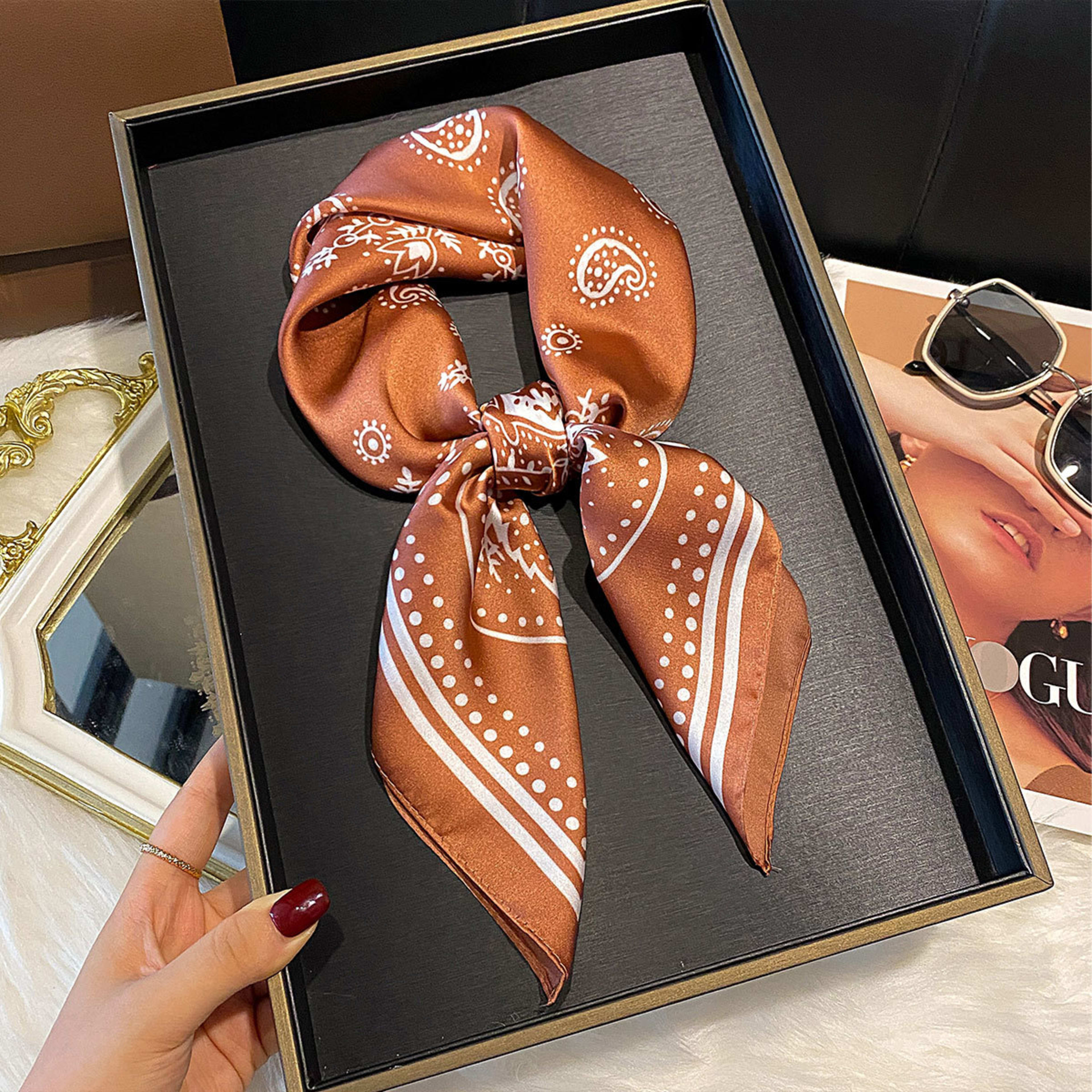 New Silk Scarf 70cm Silk Luxe Yet Affordable 9