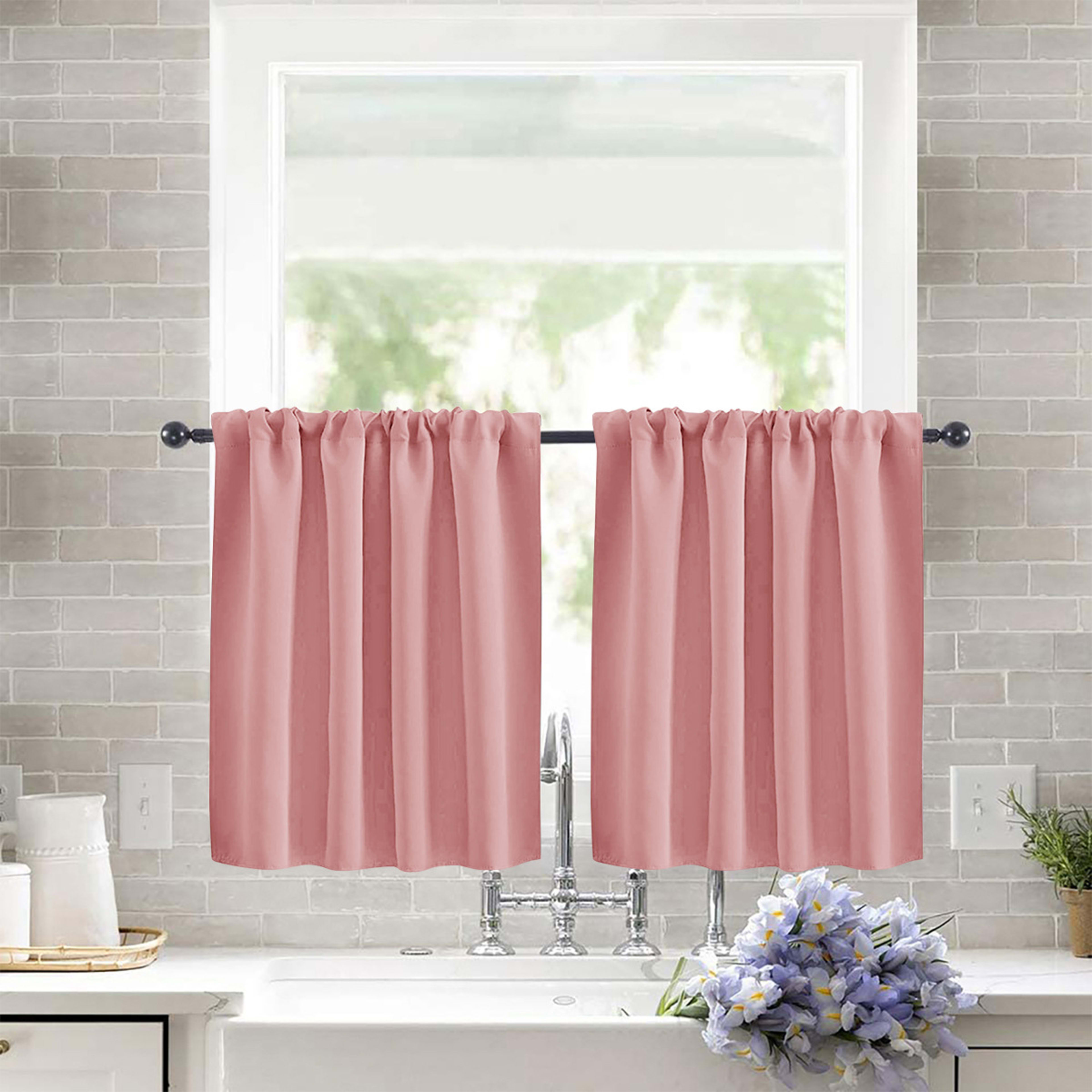 Shade Solid-color  High-precision Short Curtain 14