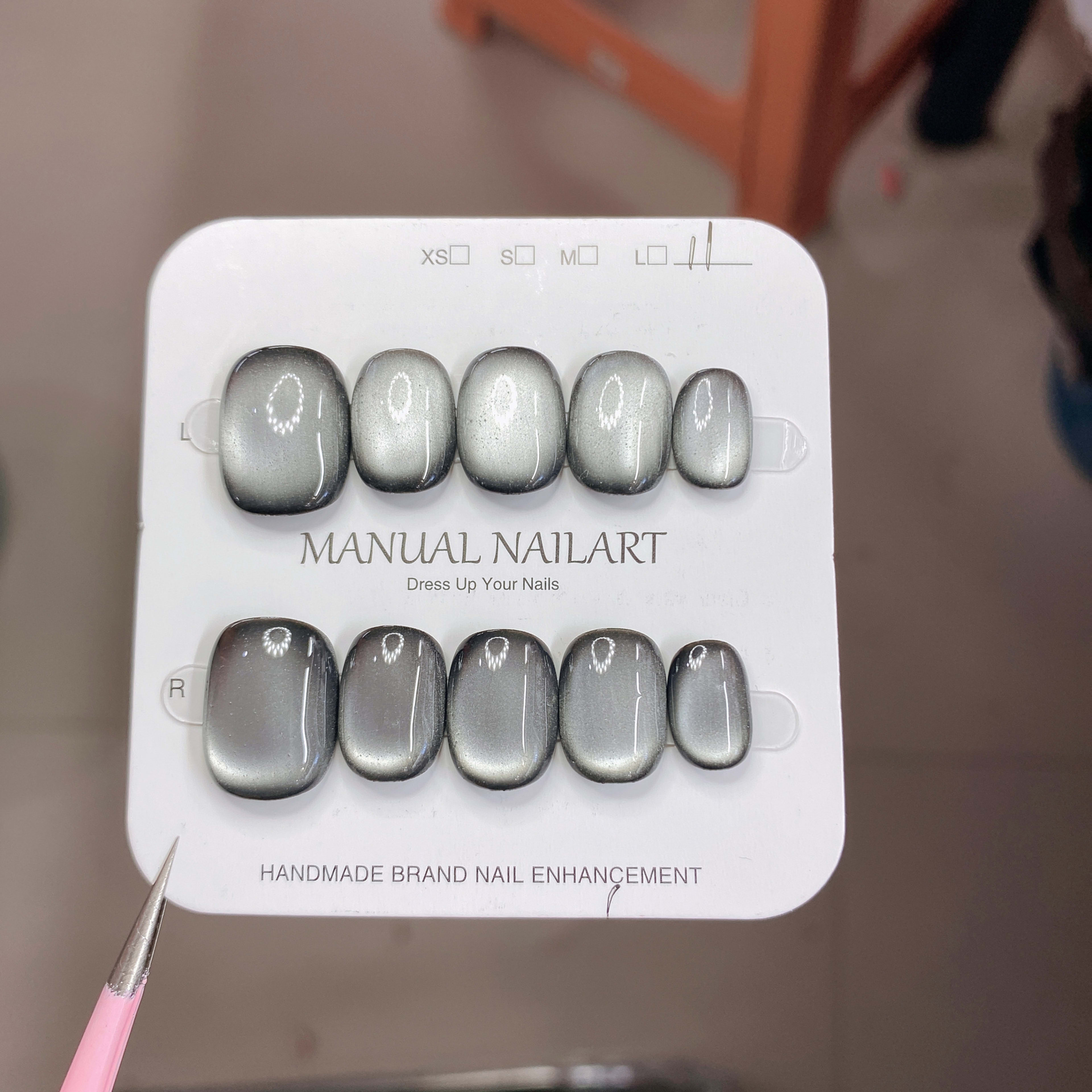 Hand-applied Gel Nail Art Tips For UVLED Curing