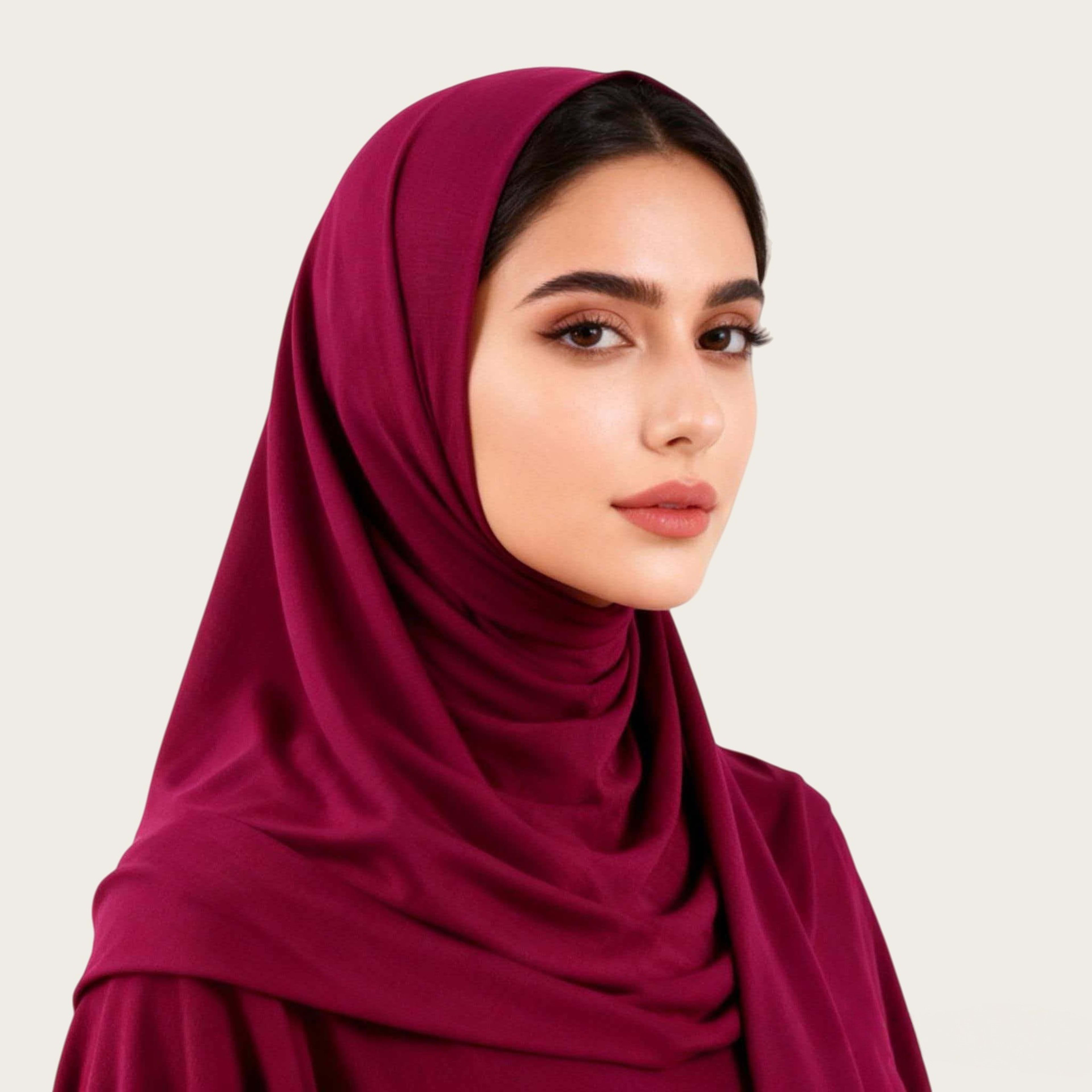 Mercerized Cotton Trendy Versatile Scarf Solid-color Long Scarf 21