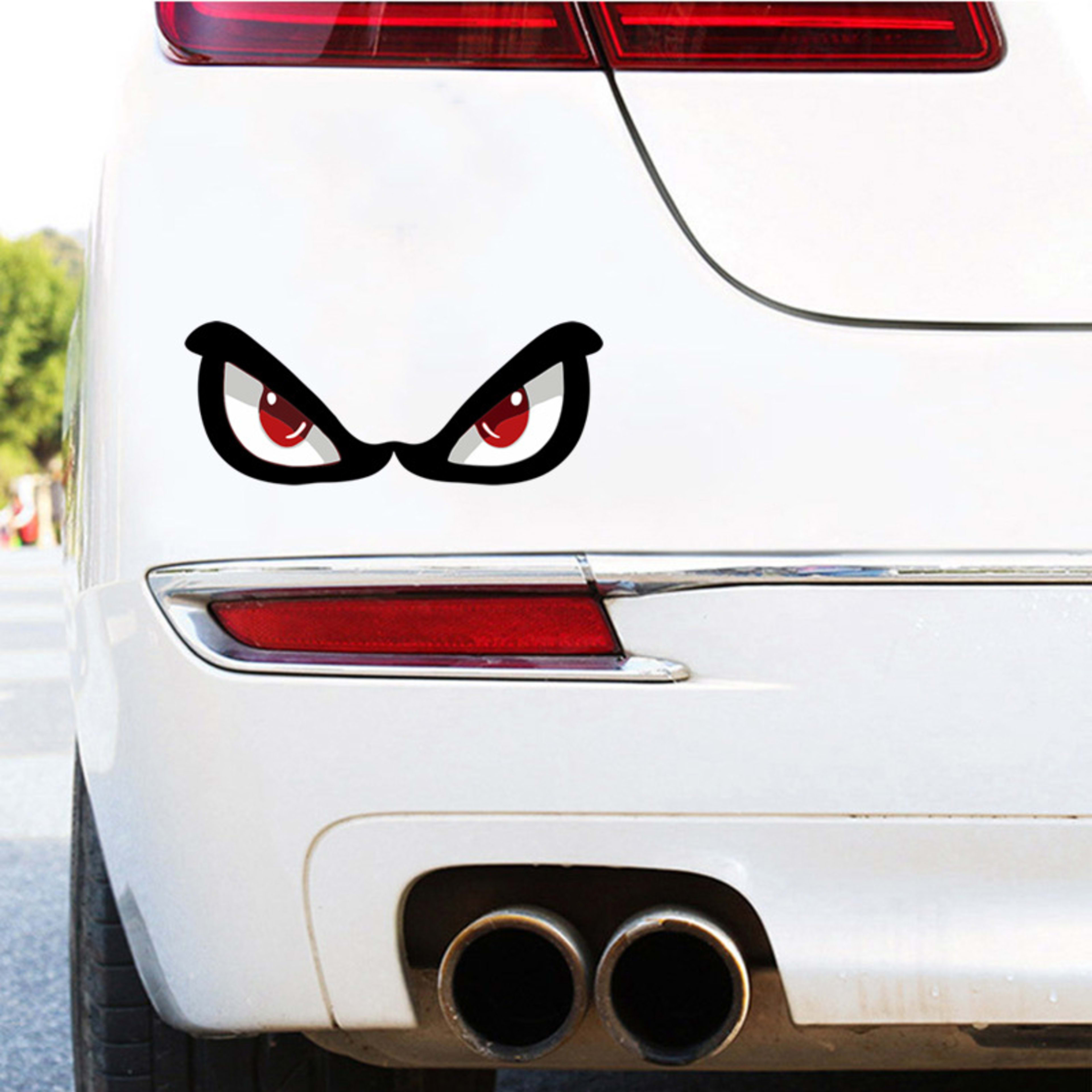 3D Simulation Shark Sticker Eye Rearview Mirror Decoration 5
