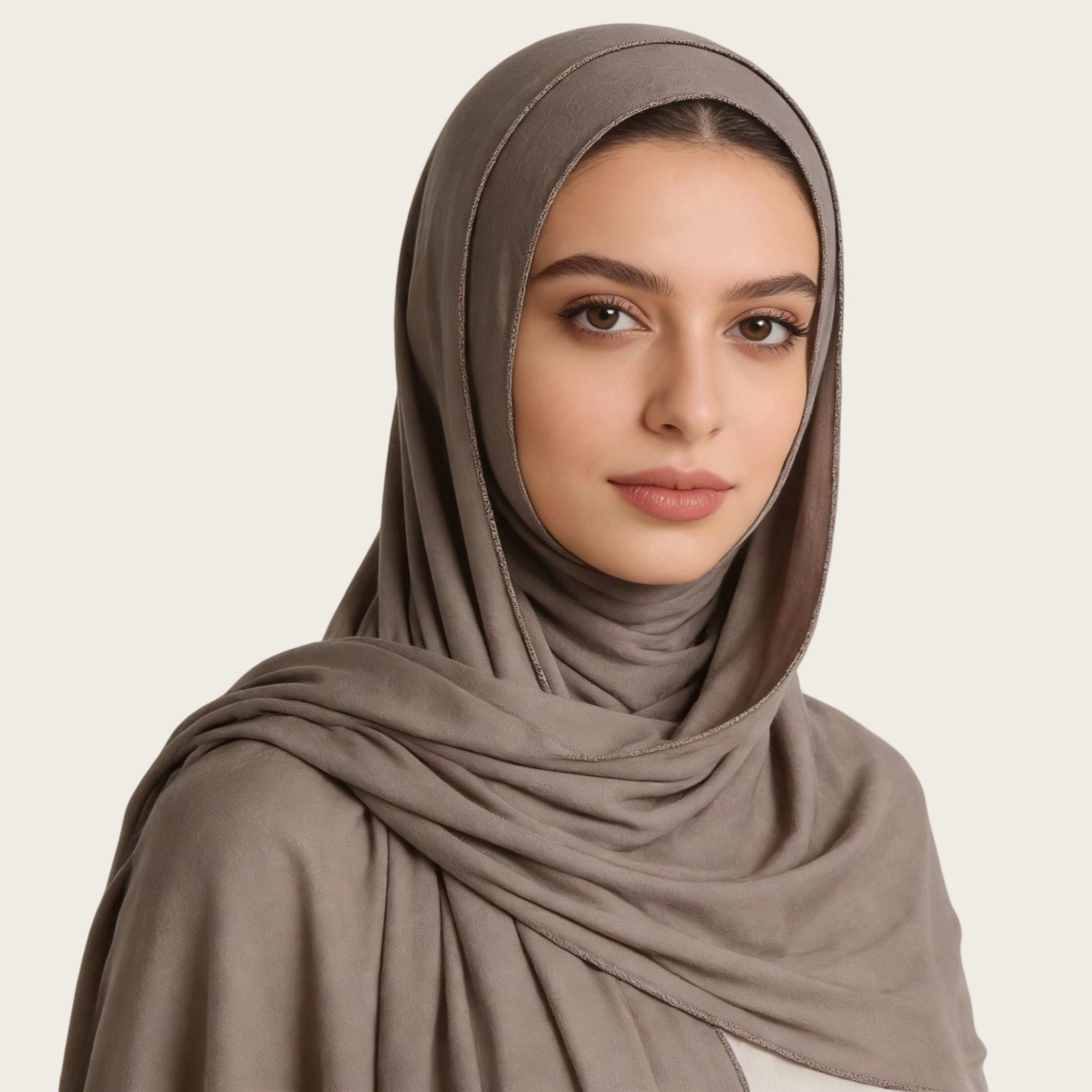 Mercerized Cotton Trendy Versatile Scarf Solid-color Long Scarf 1