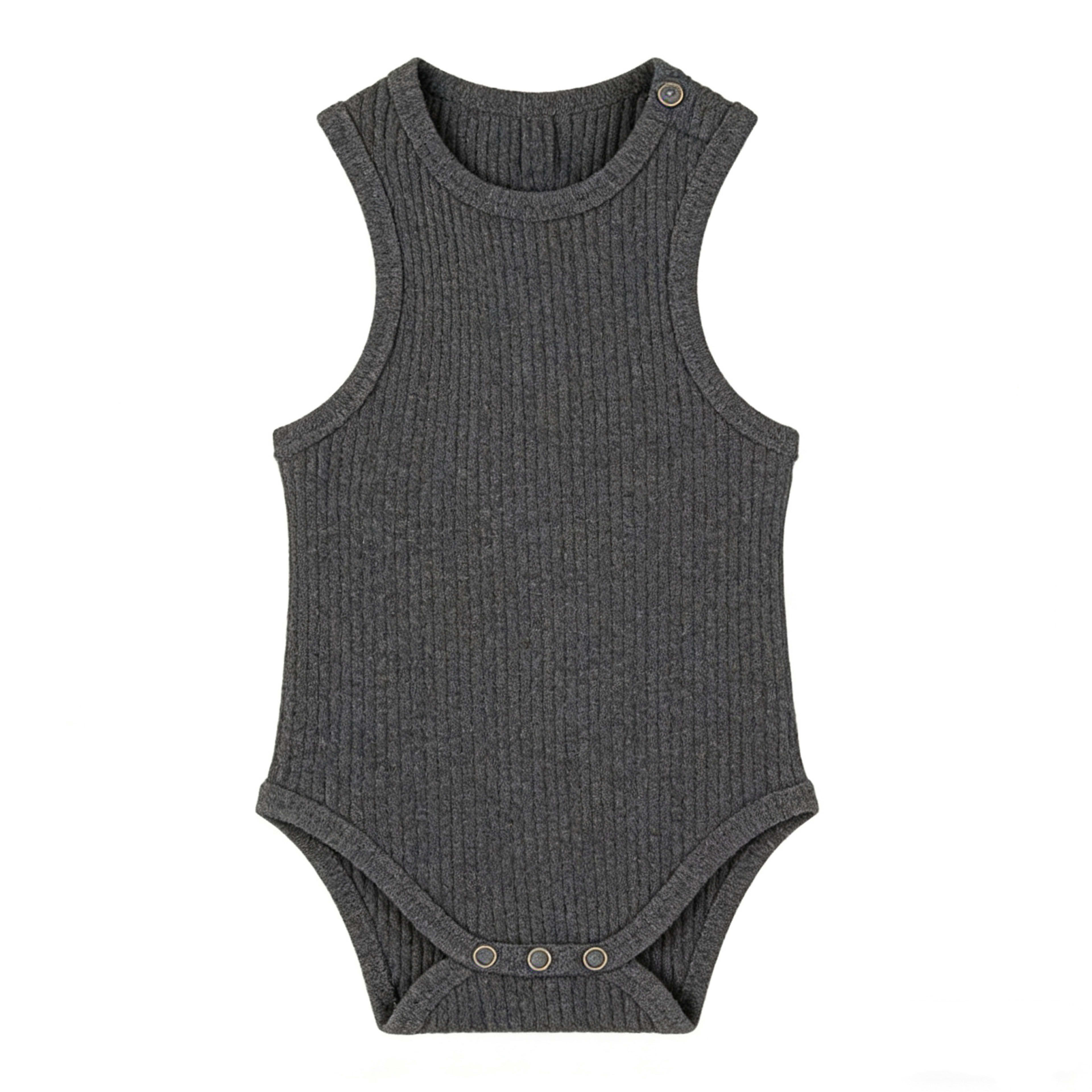 Baby Romper Knitted Ribbed Infant Onesie 8