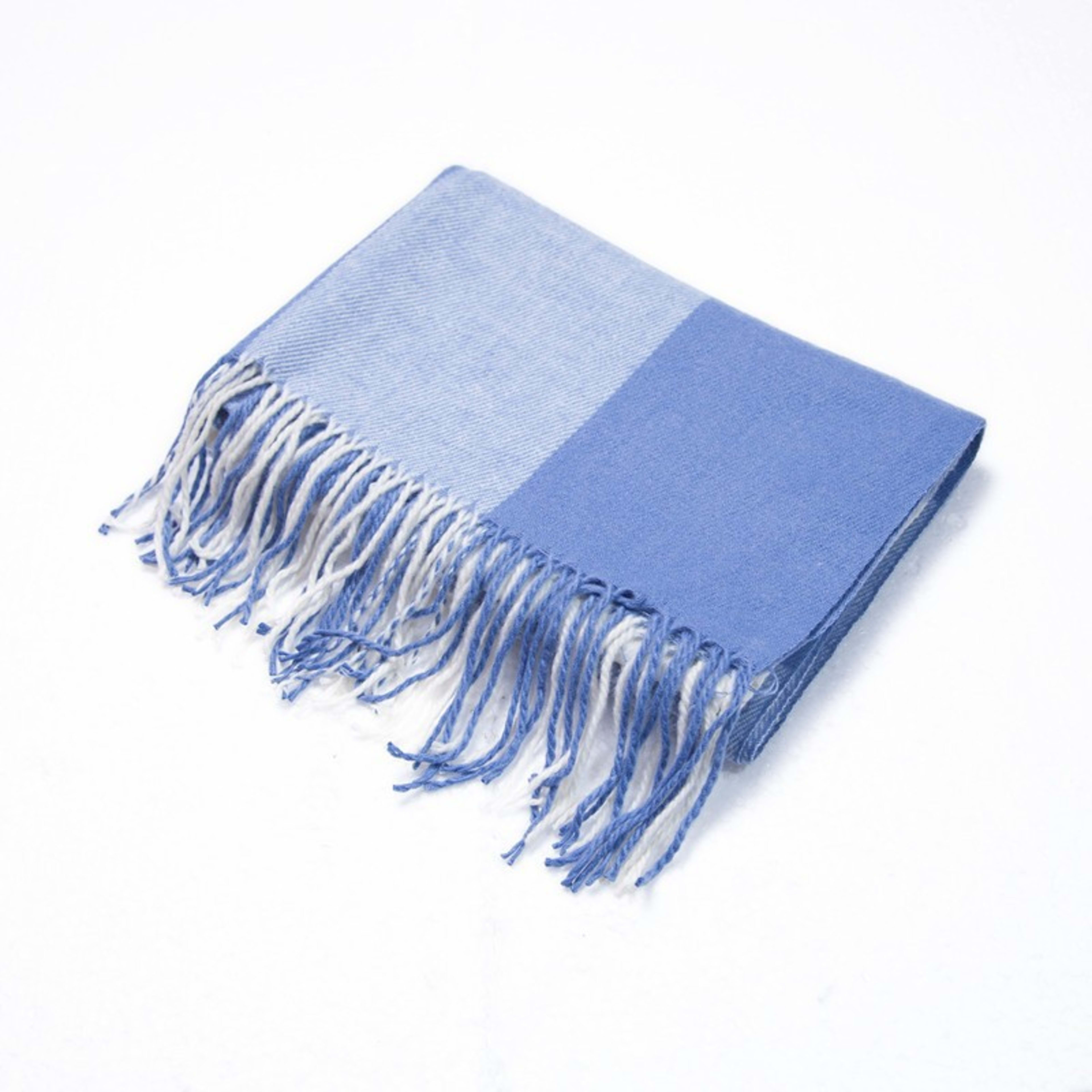 British-style Mens And Womens Couple Tassel Scarf With Large Plaid Pattern 23