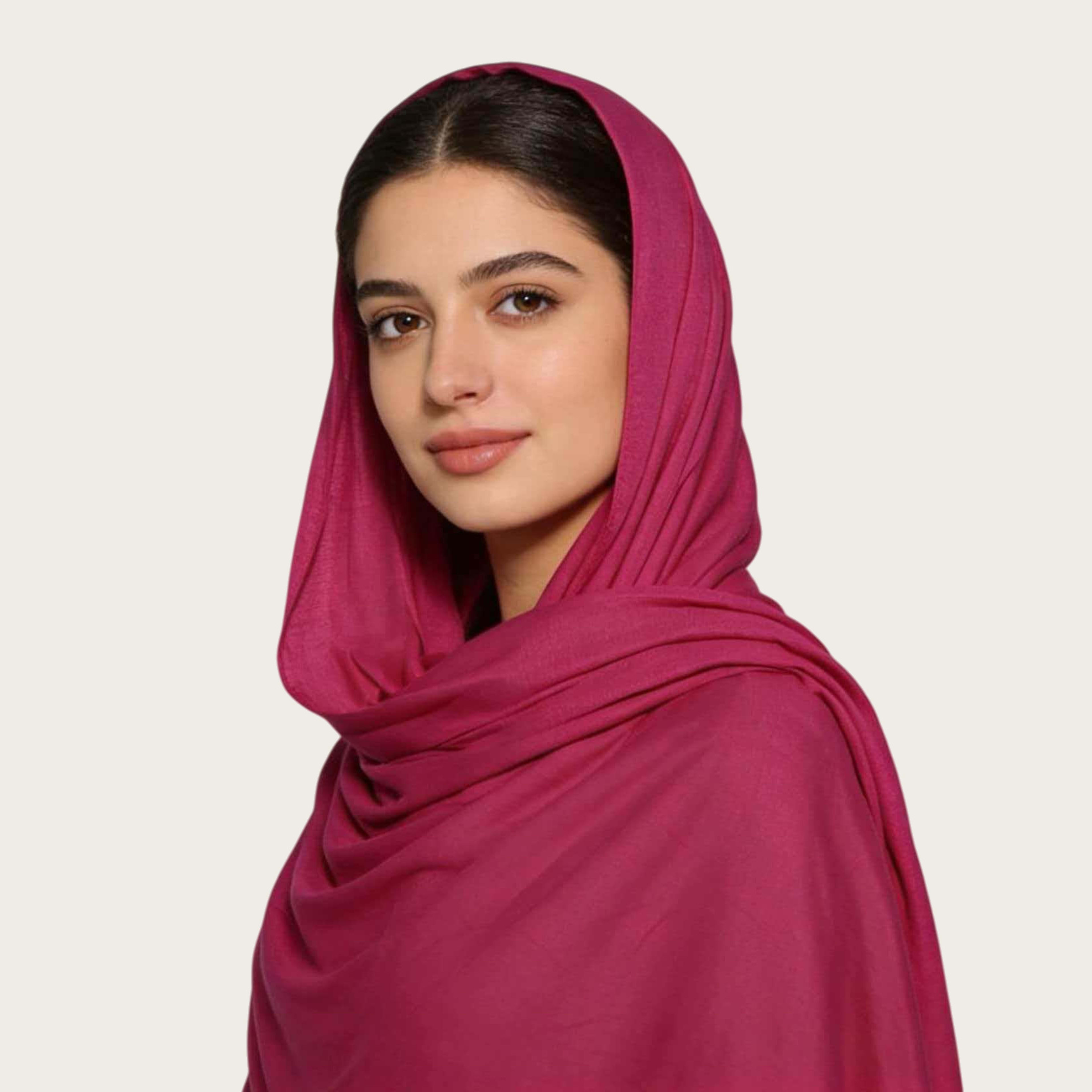 Mercerized Cotton Trendy Versatile Scarf Solid-color Long Scarf 29