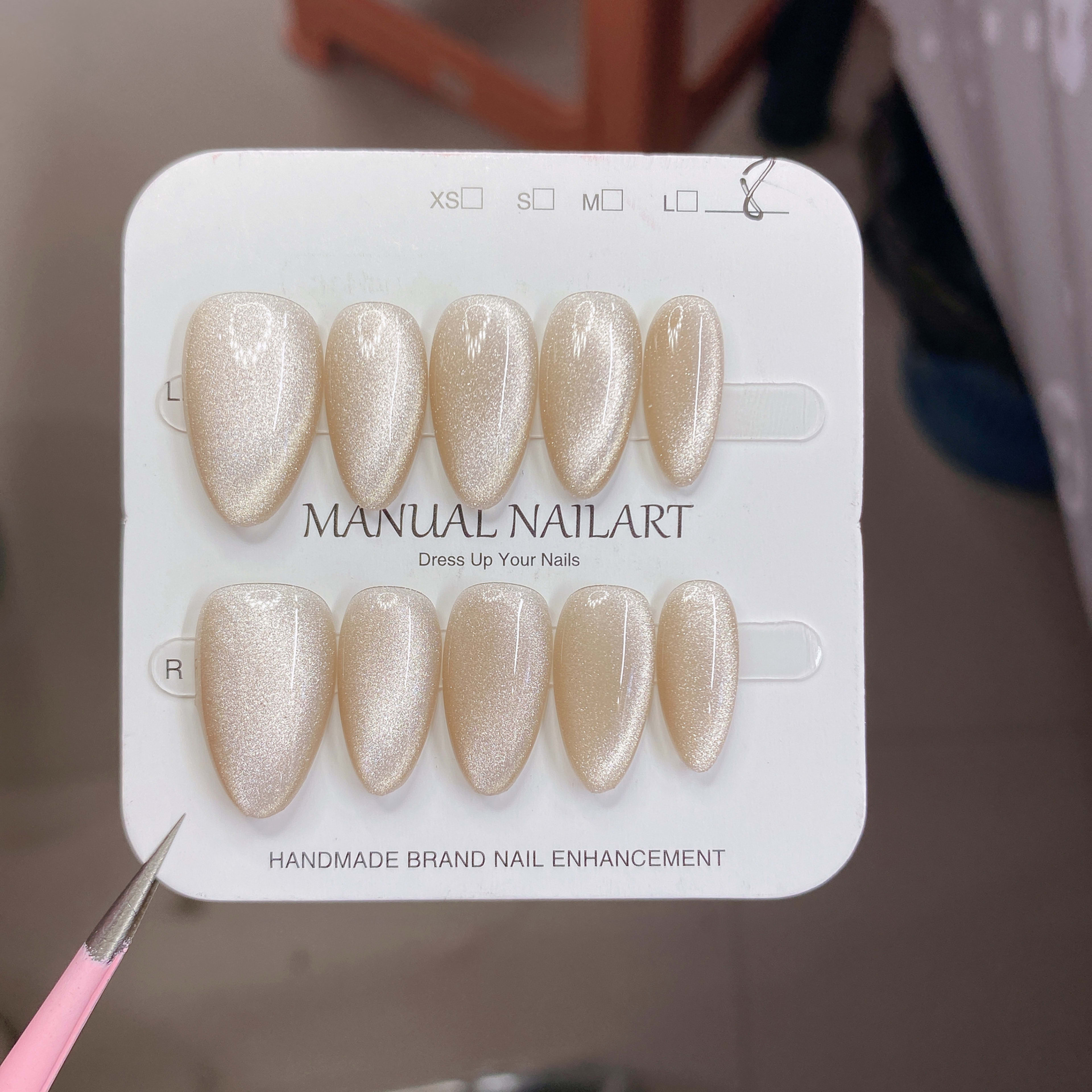 Hand-applied Gel Nail Art Tips For UVLED Curing 21