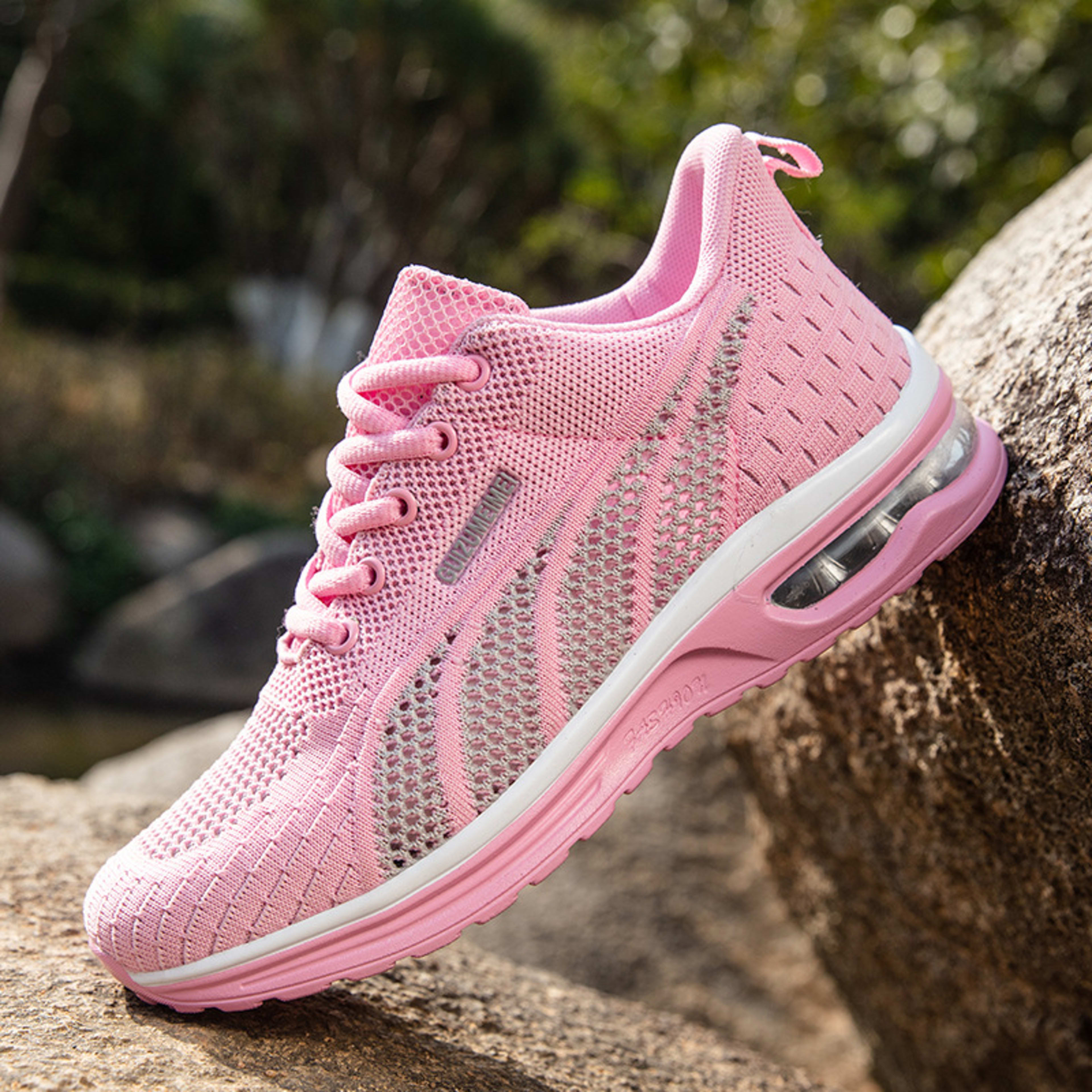 Mesh Women's Breathable Shoes Flying Woven Air Cushion 4