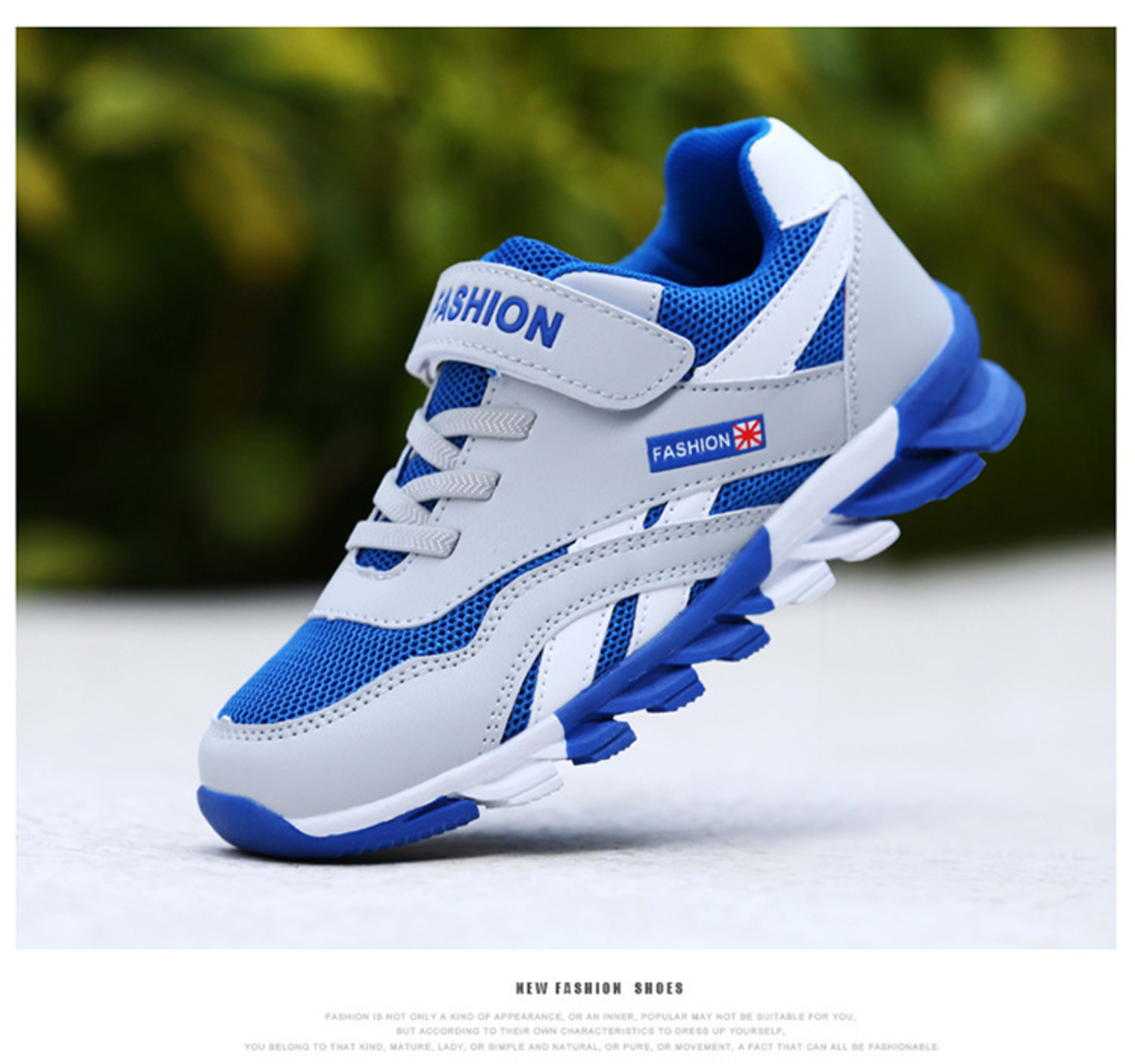 Children's Men's Cotton Magic Sports Large Stickers Running Shoes 4