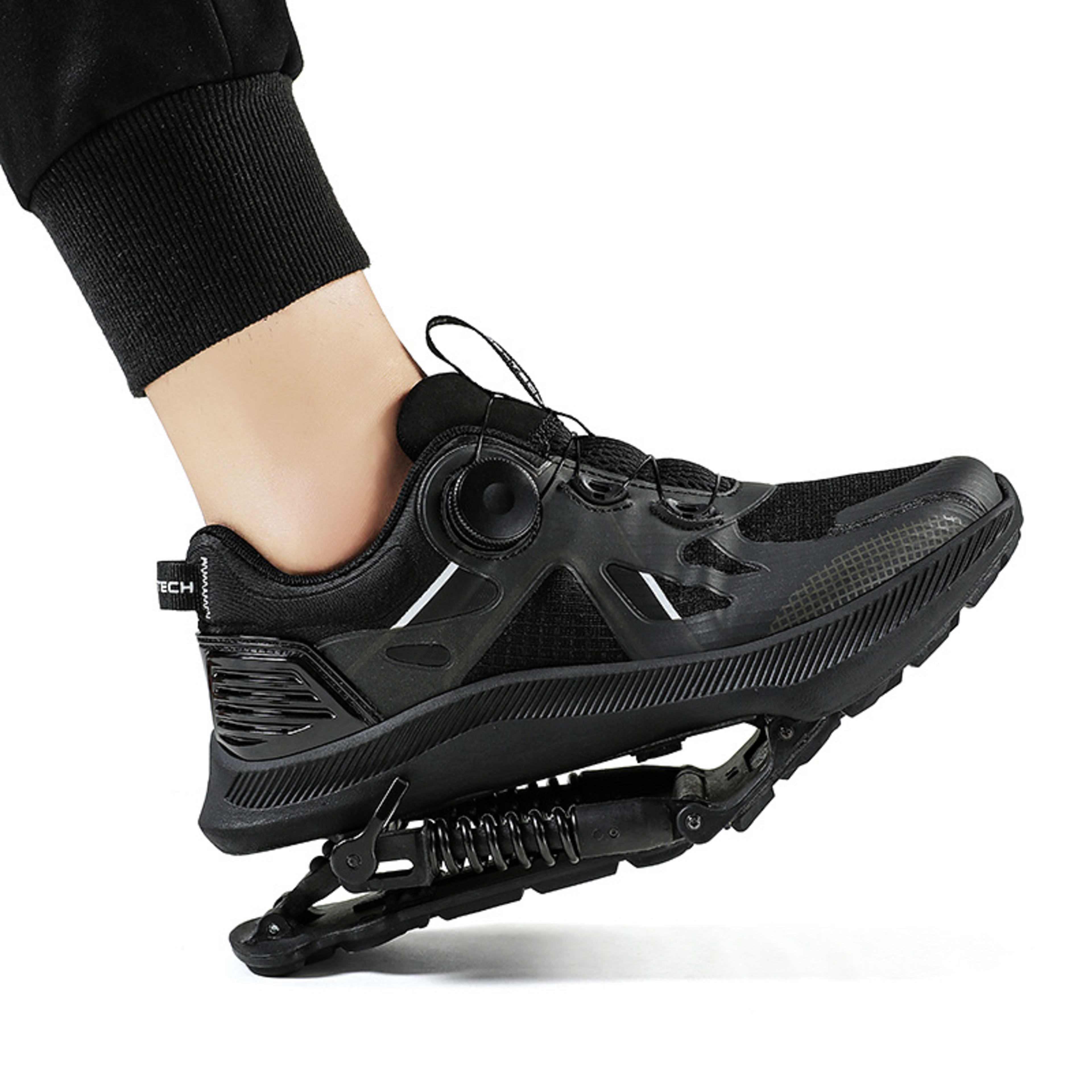 Black Tech Running Shoes Power Mechanical Running Shoes Marathon Running 3