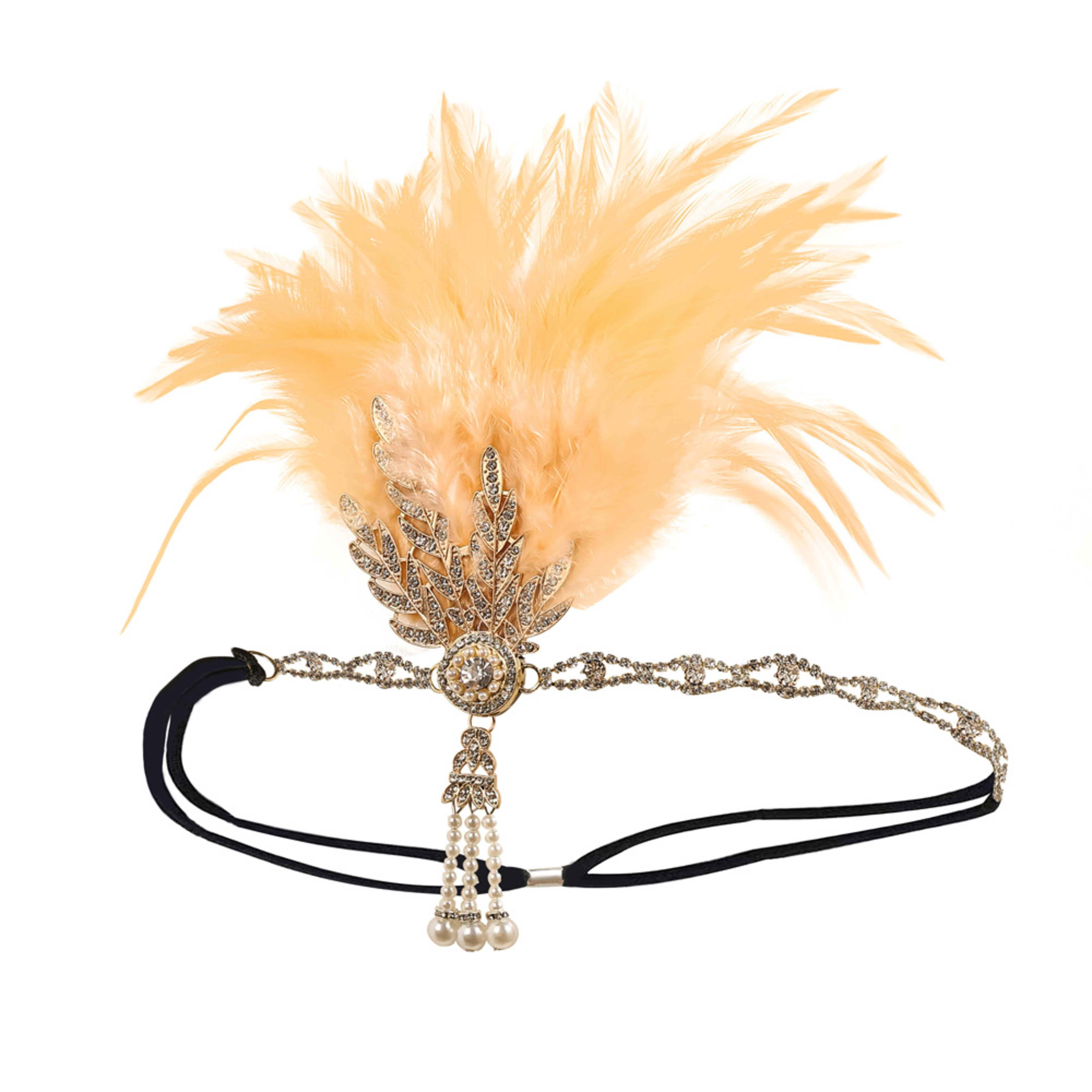 Masquerade Feather Headpiece Cross-Border Vintage Hair Band In European And American Style 8
