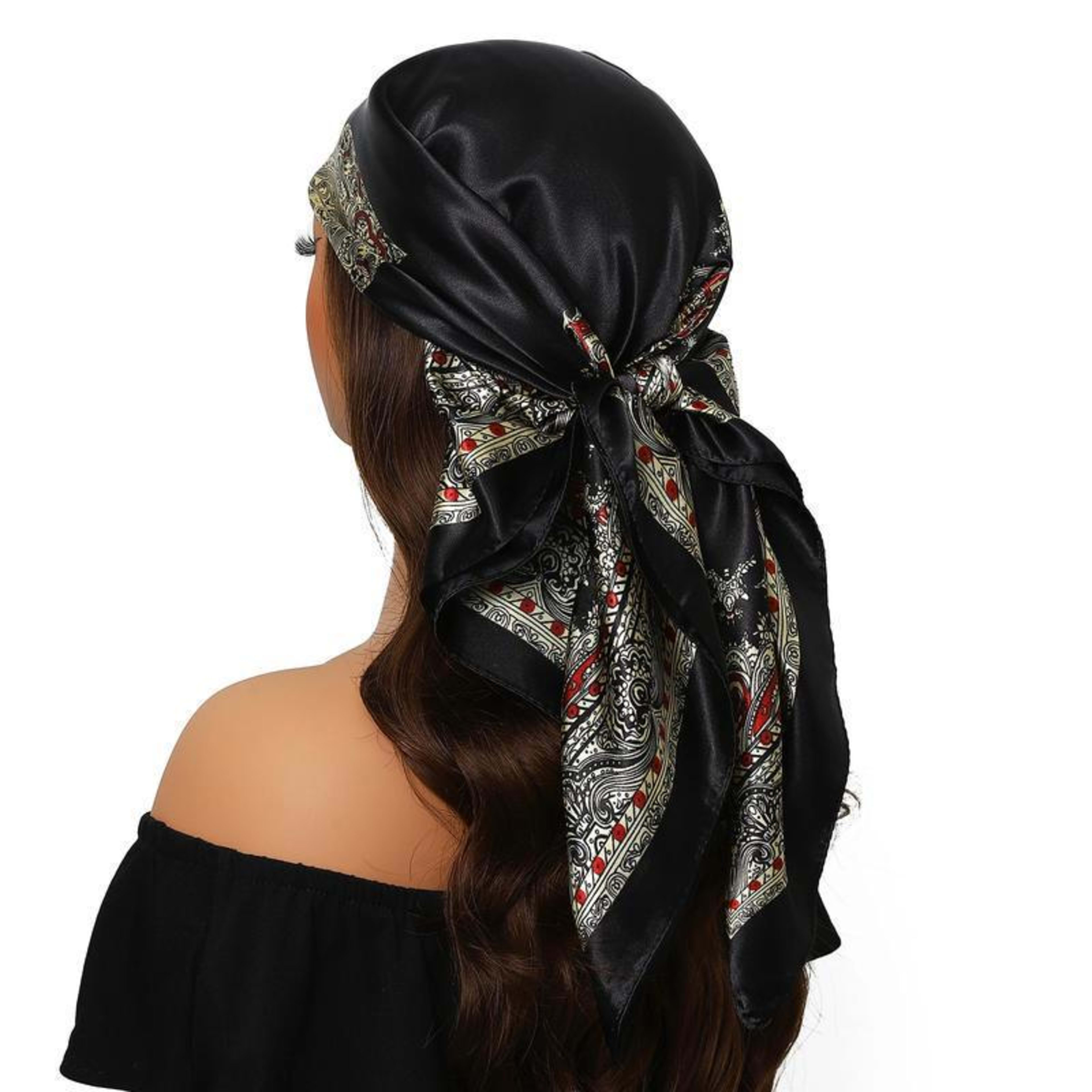 Women's Creative Printed All-Match Shawl Headscarf 1