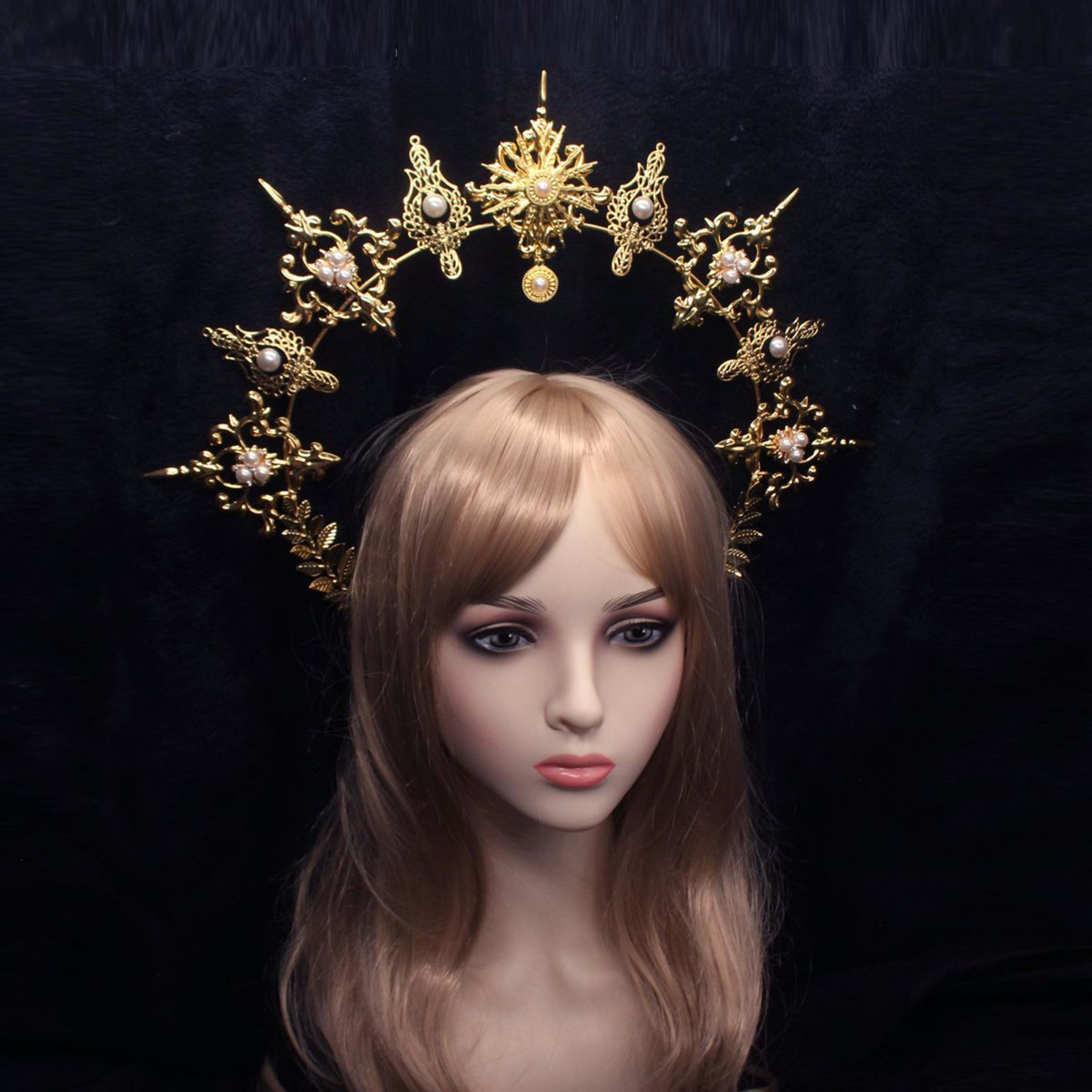 Handmade Sun Crown Accessory Kit Lolita Crown Supplies 6