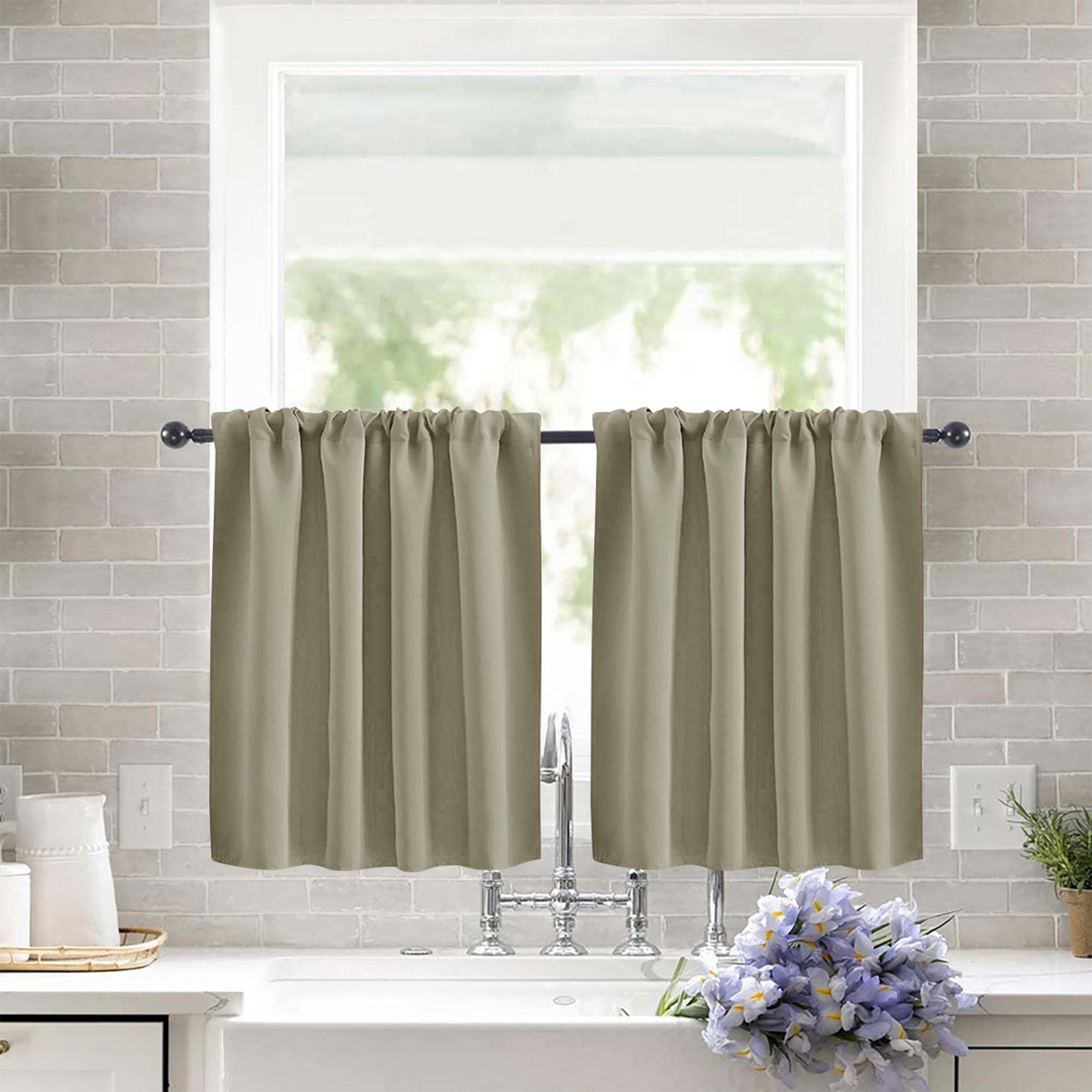 Shade Solid-color  High-precision Short Curtain 6