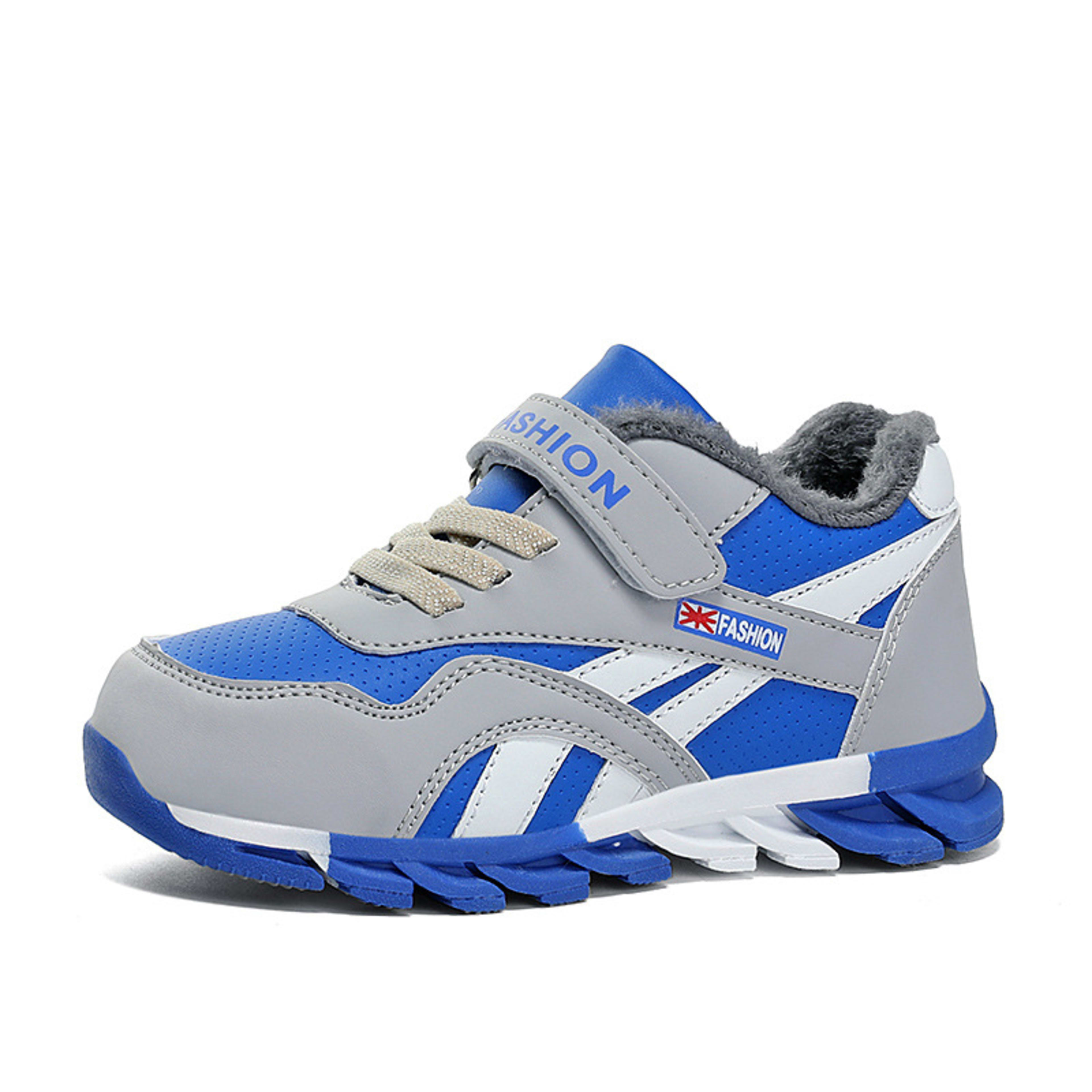 Children's Men's Cotton Magic Sports Large Stickers Running Shoes 18