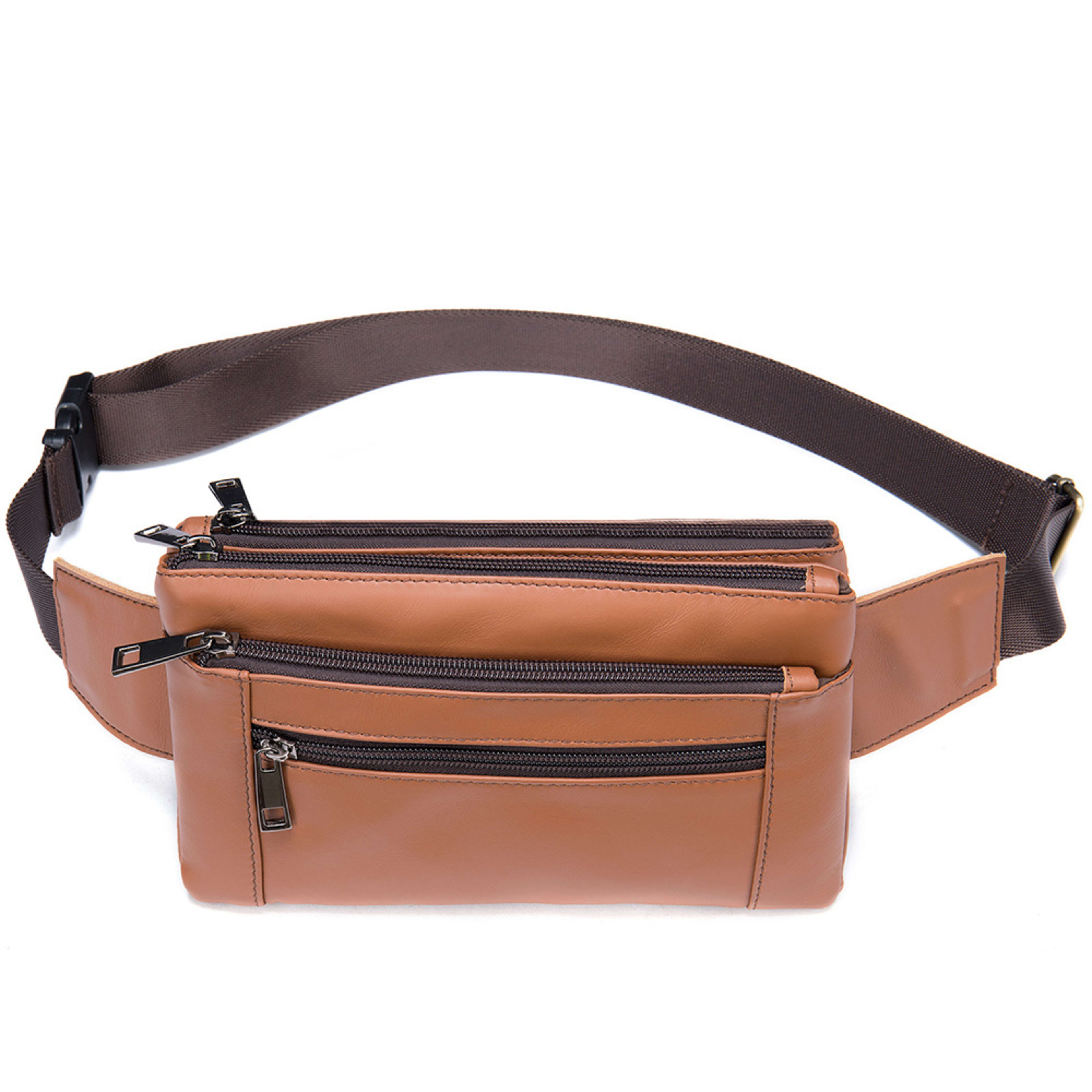 Multifunctional Mens ShoulderCrossbody Waist Bag 12