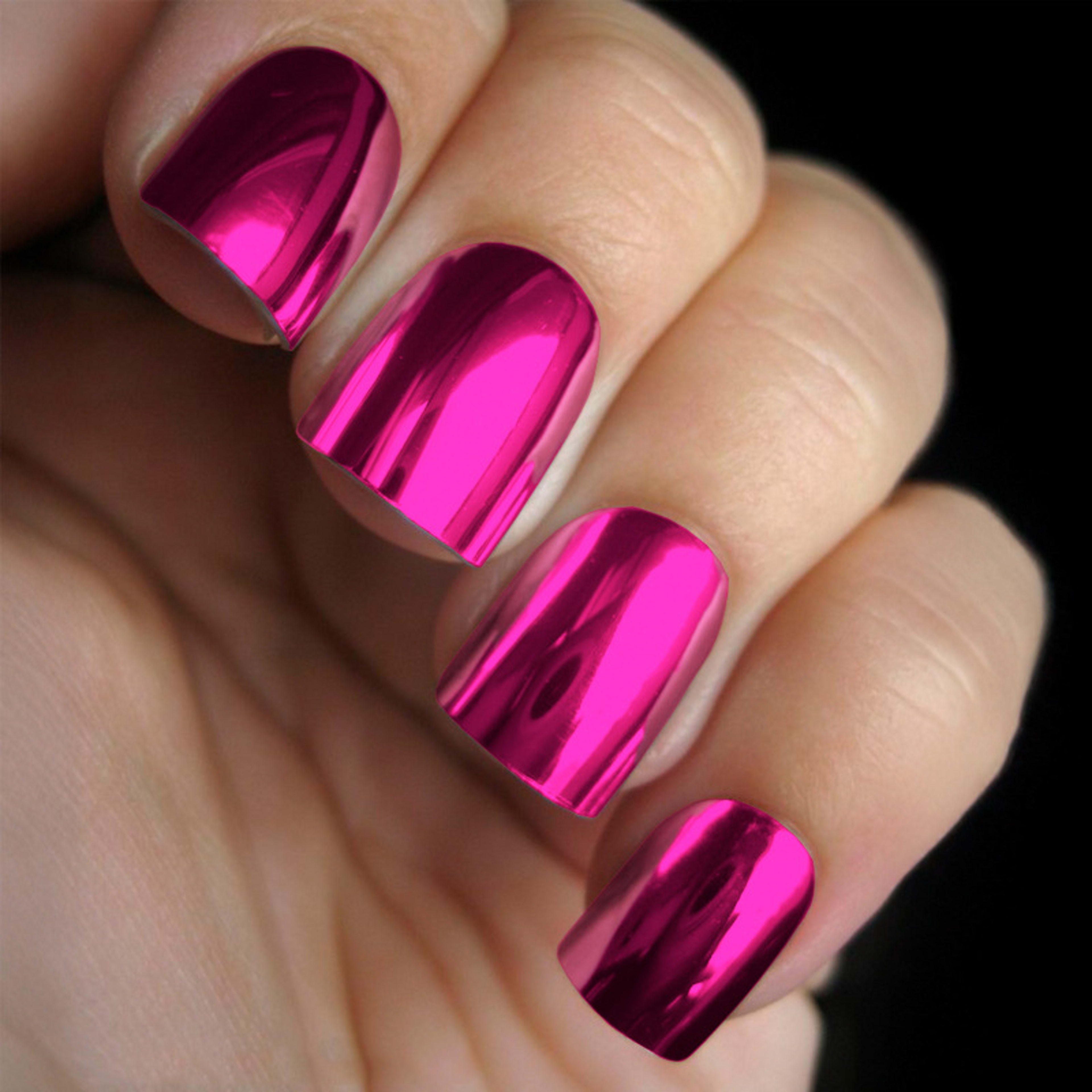 Nail Stickers Multi-color Mirror Metal Texture 6