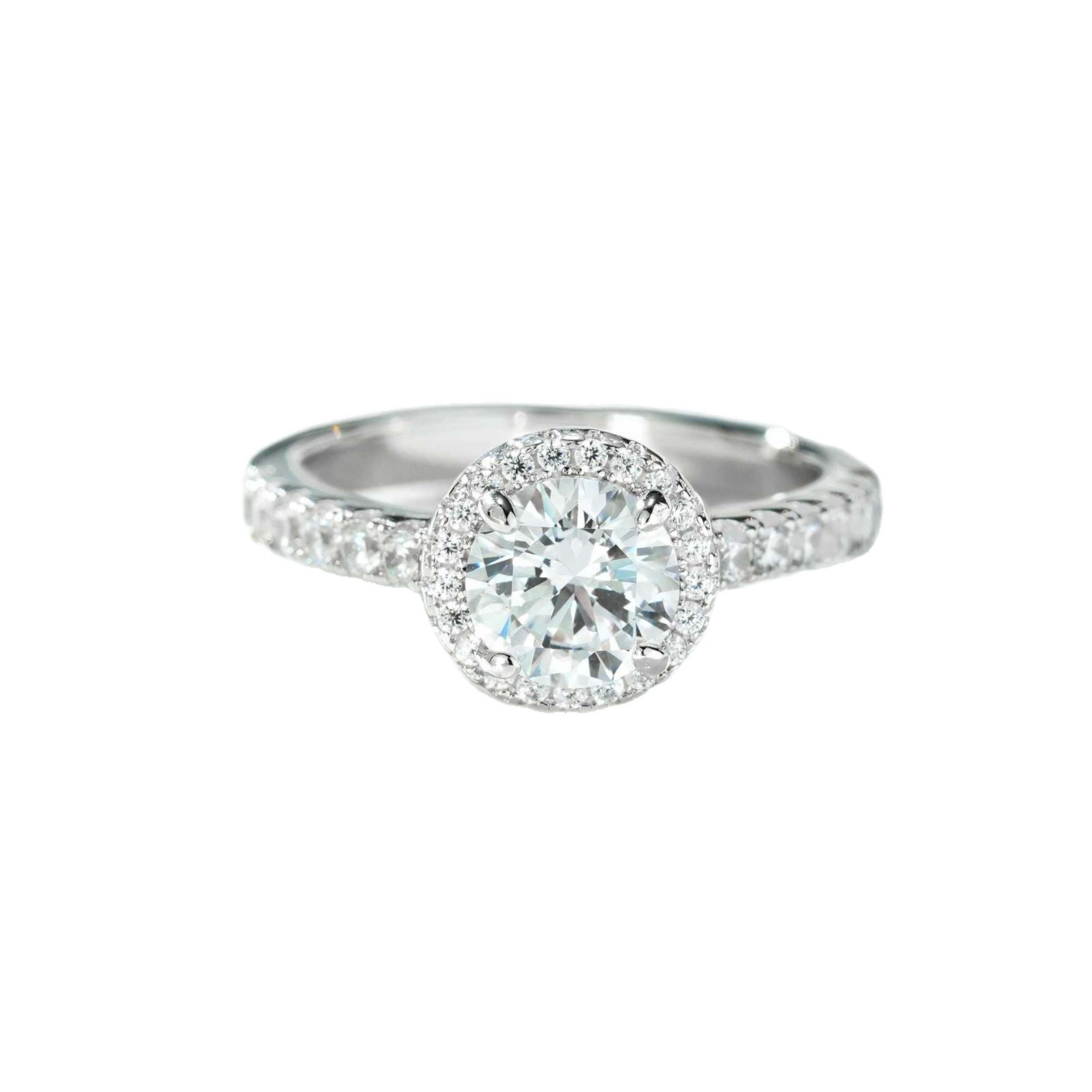 Women's 1-carat Round Bezel Ring 5