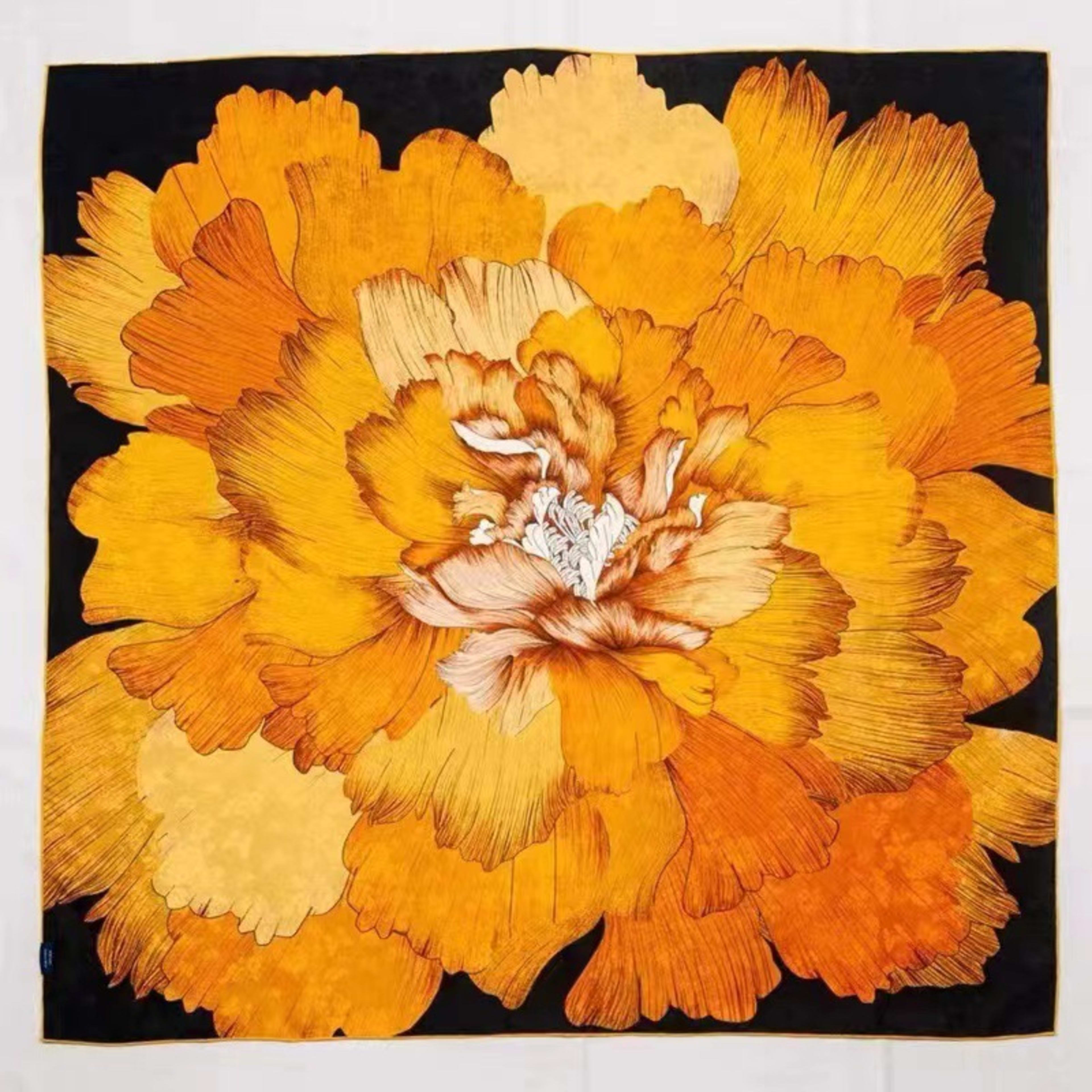 Creative Exotic-print Versatile Silk Scarf 11