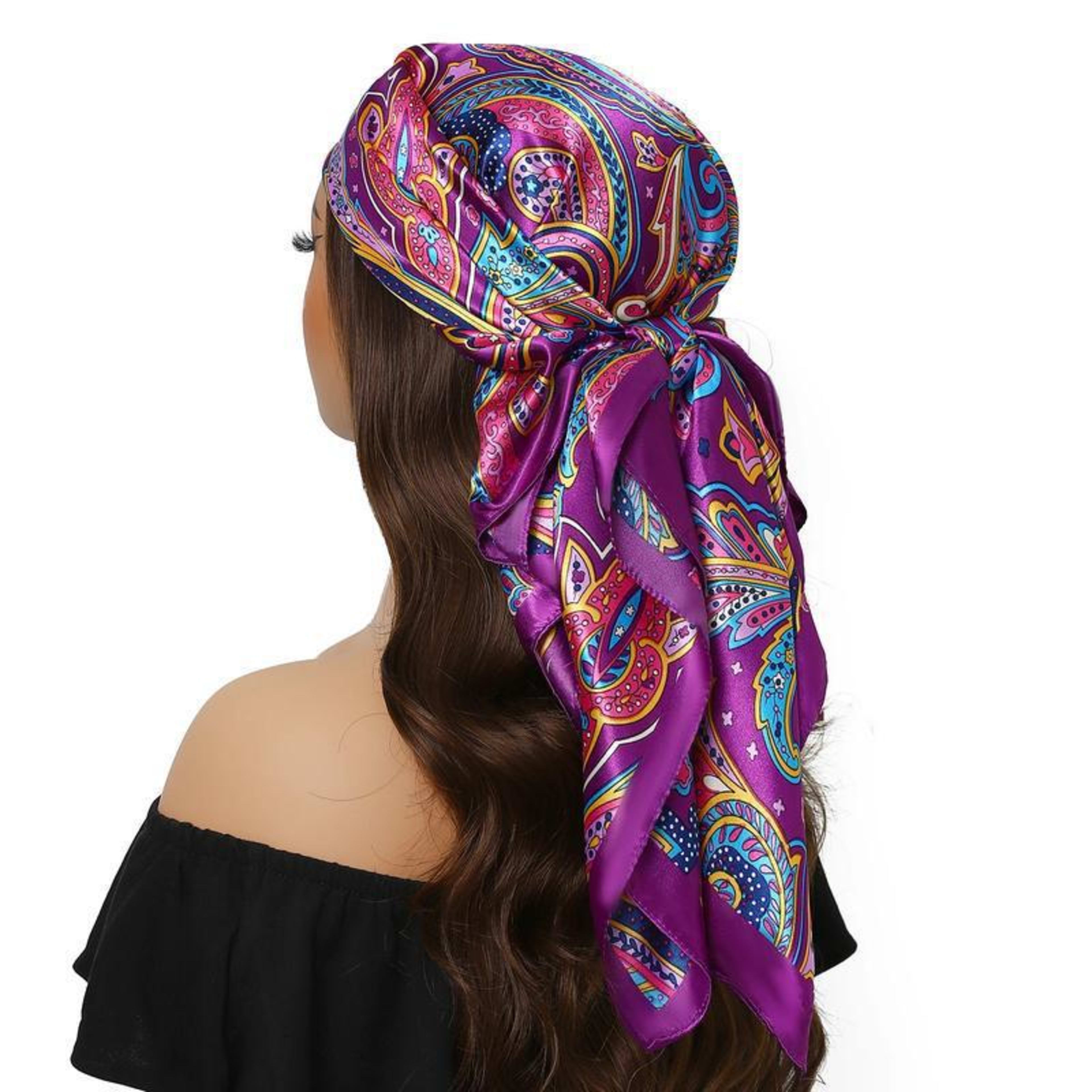 Women's Creative Printed All-Match Shawl Headscarf 22