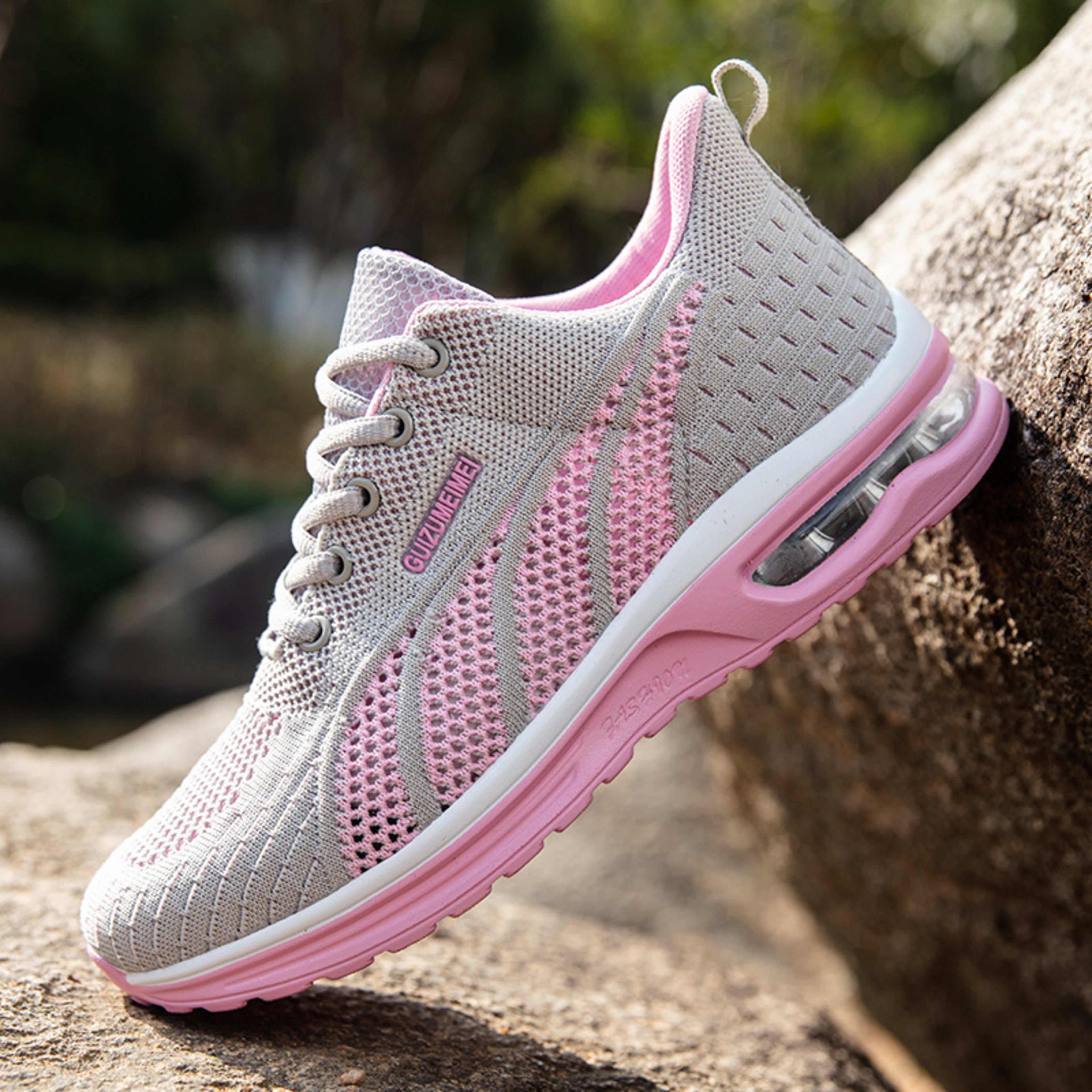 Mesh Women's Breathable Shoes Flying Woven Air Cushion 7