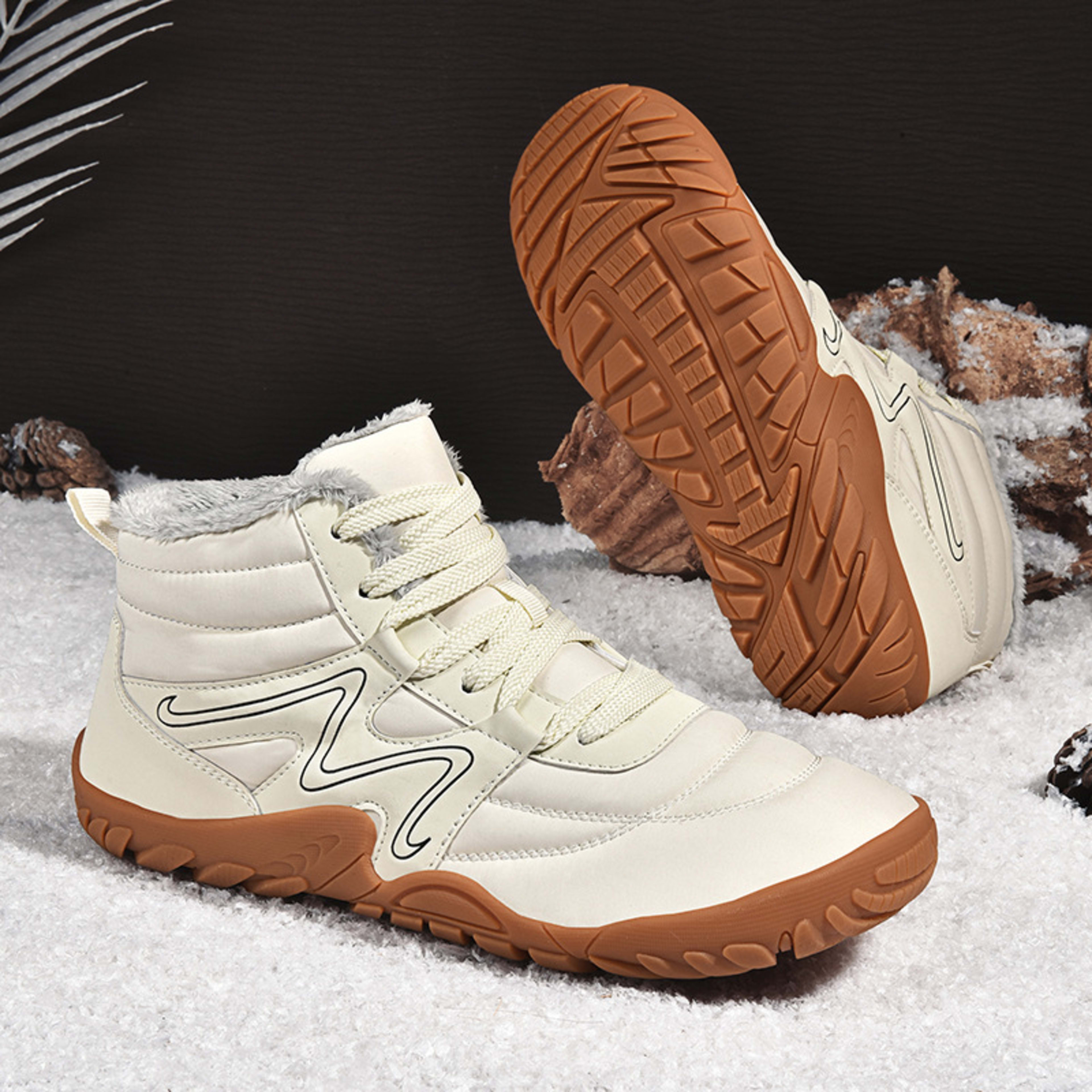 Men's Winter Warm And Plush Snow Boots 3