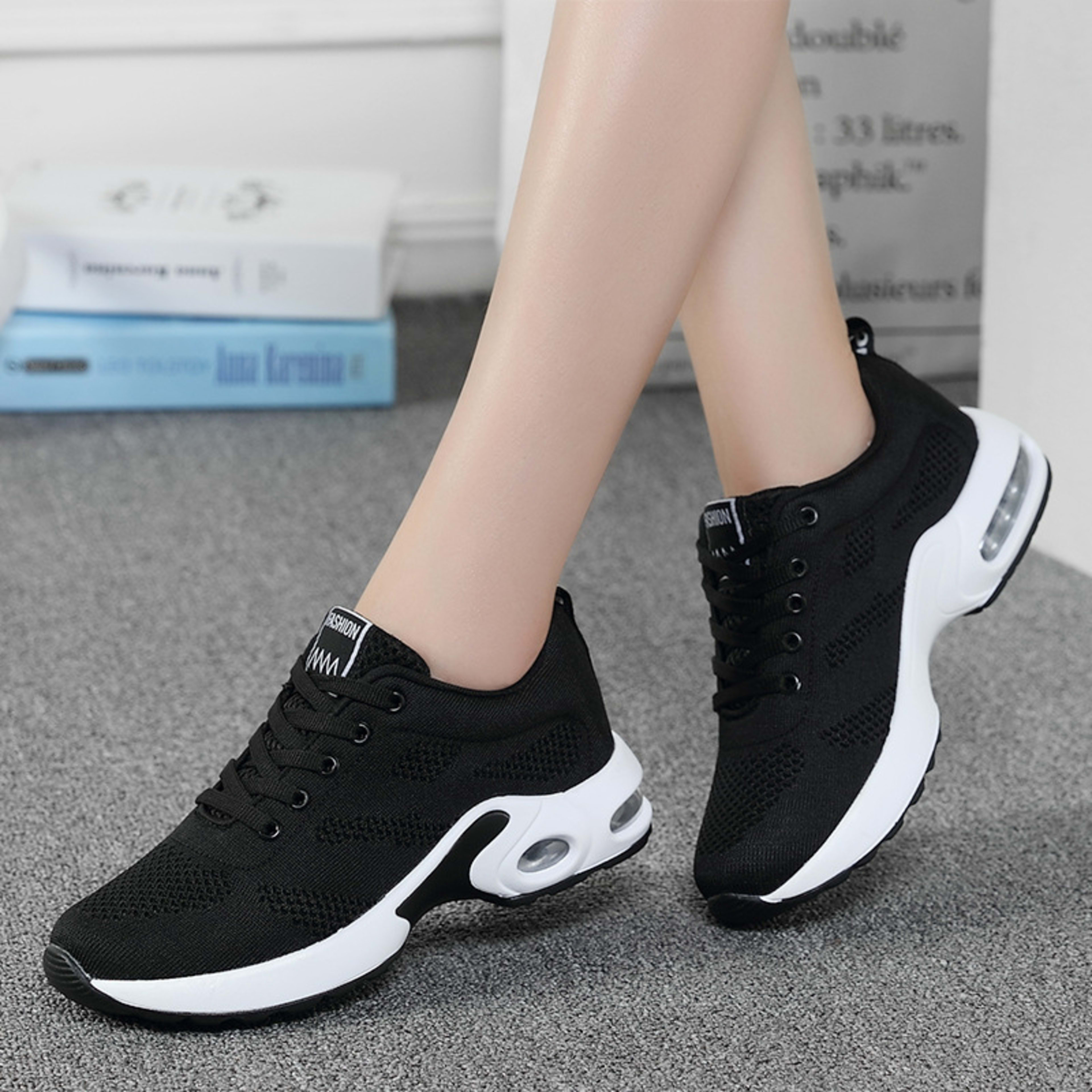 Dense Mesh Flyknit All-matching Comfortable Casual Women Sneaker 2