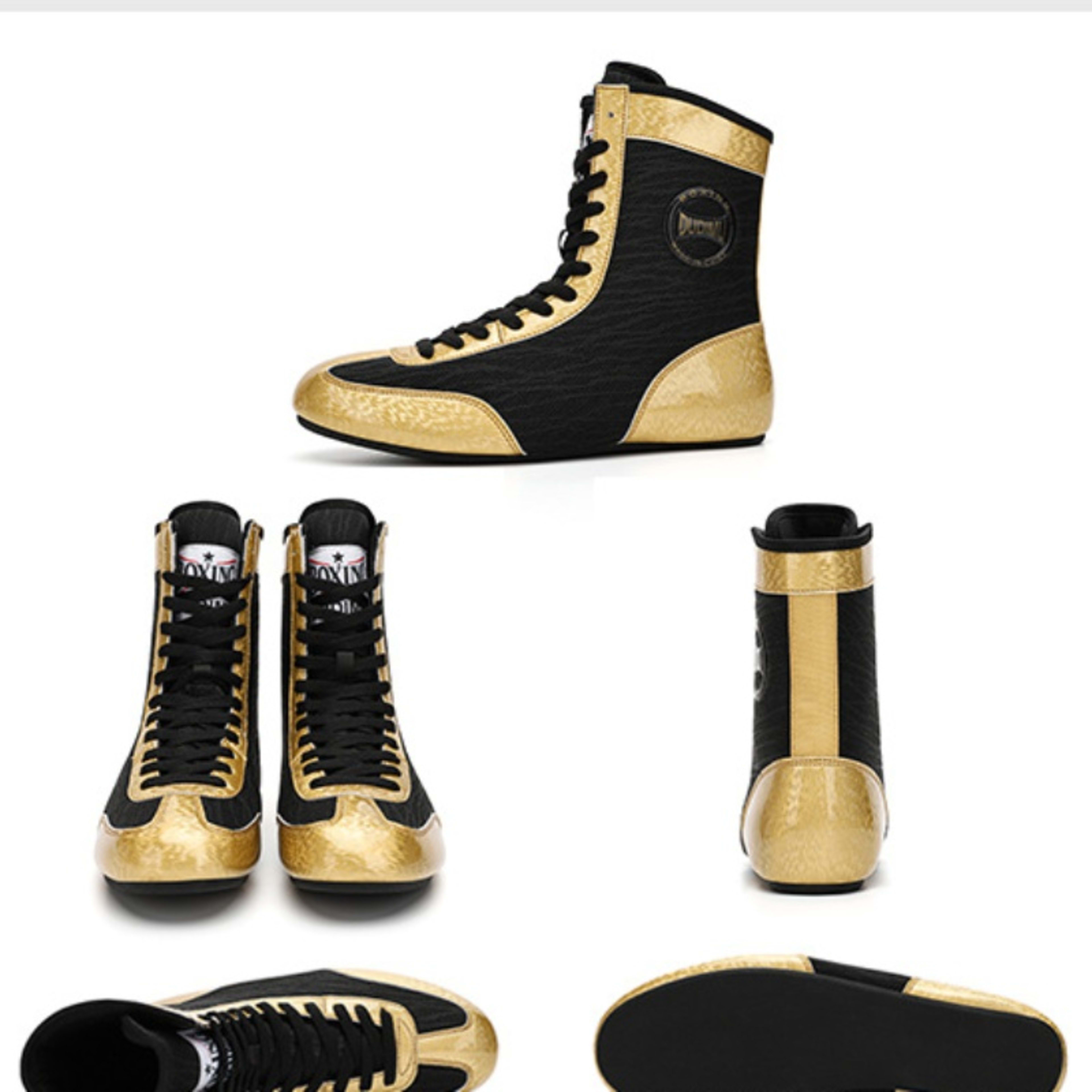 Professional Boxing Shoe Male Professional Wrestling Shoes Indoor Training 3