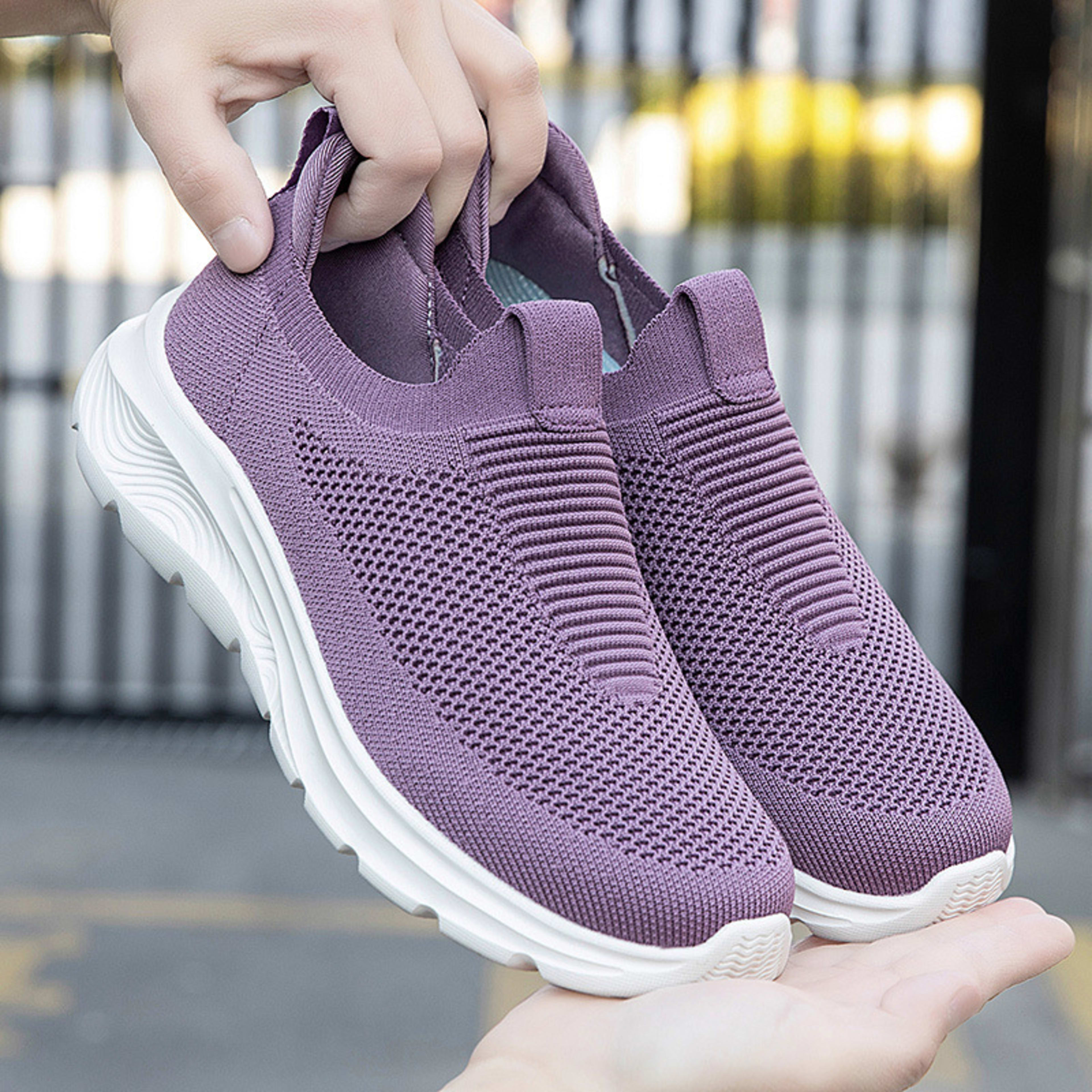 Leisure Sports Solid Color Soft-soled Running Shoes 5