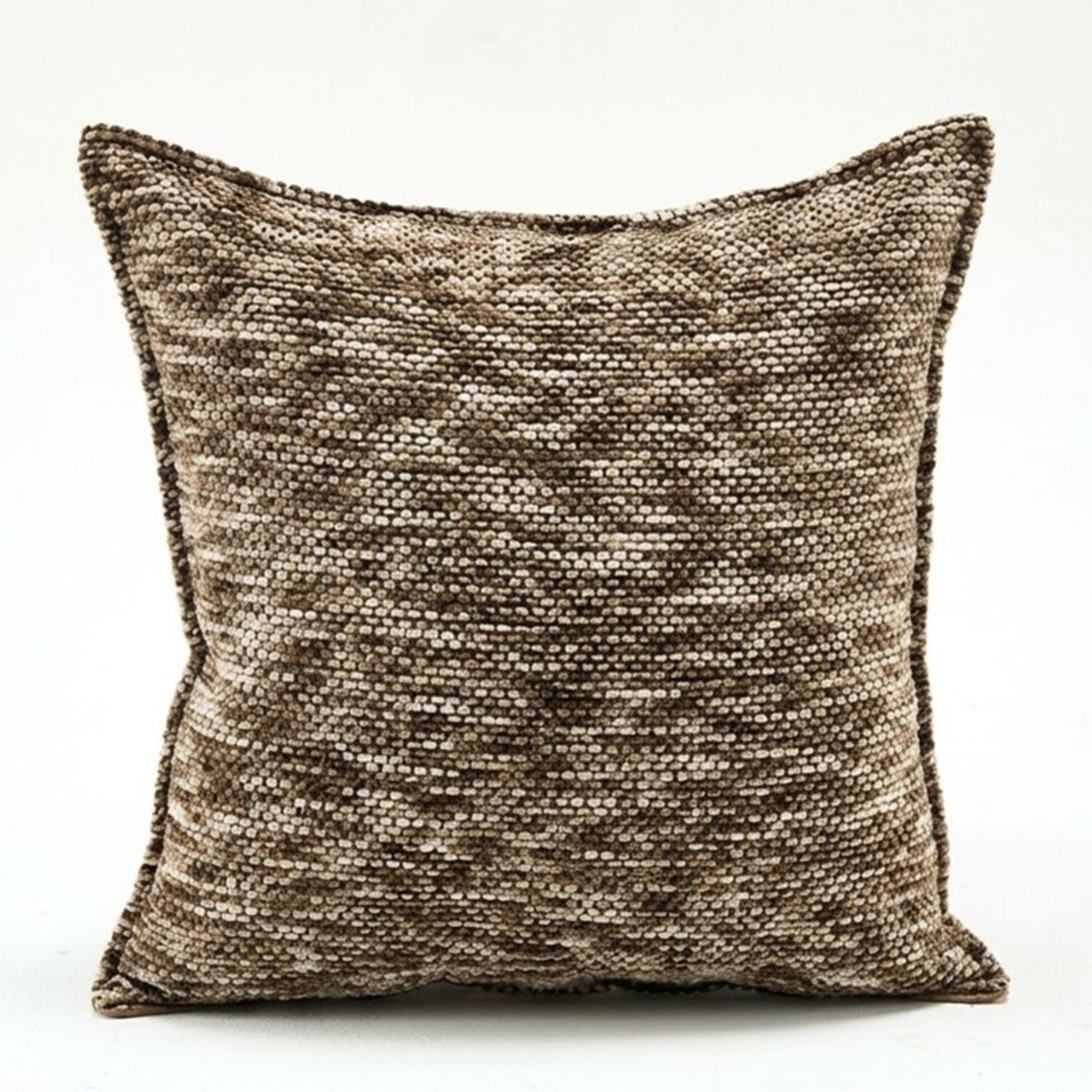 Simple Solid-color Chenille Throw Pillow