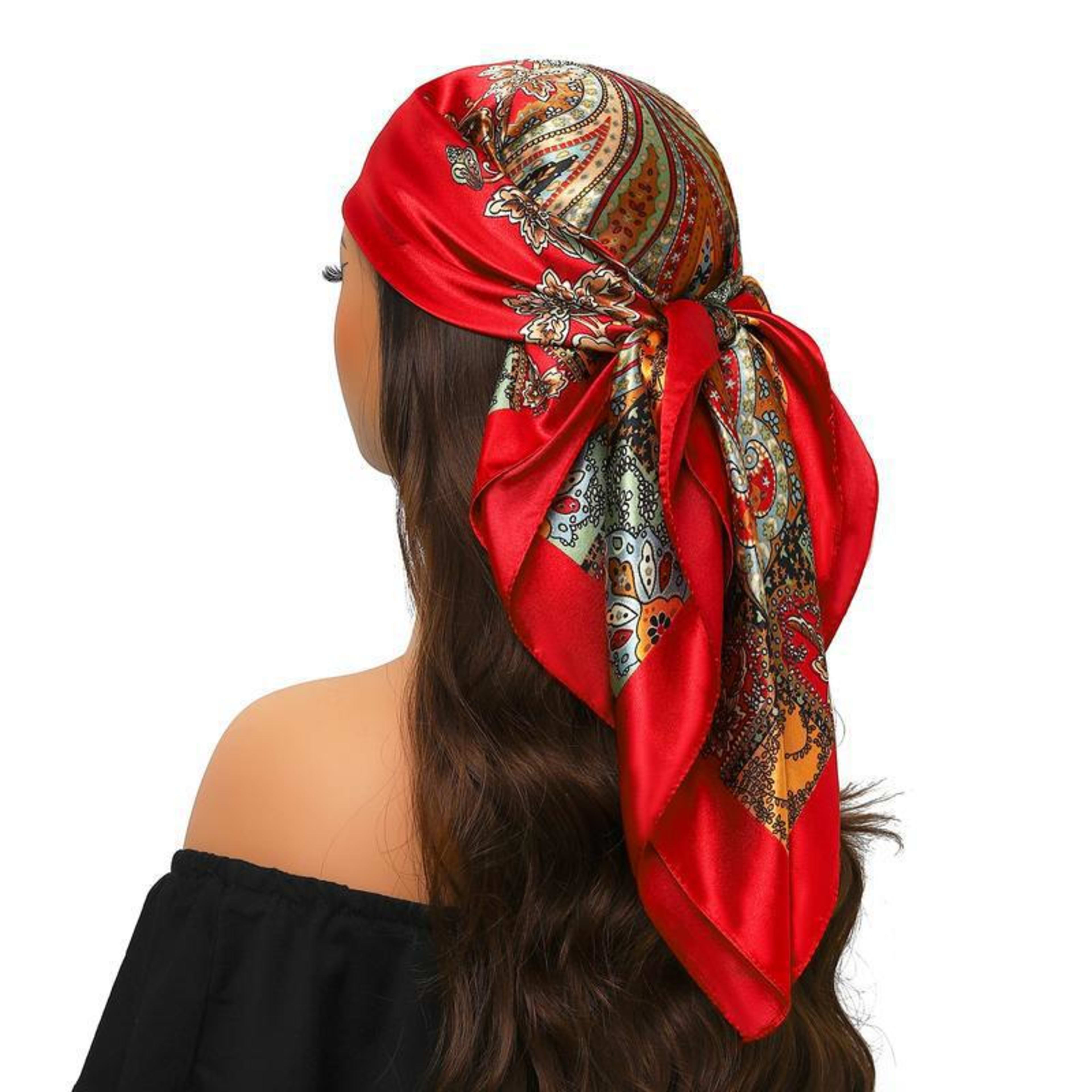 Women's Creative Printed All-Match Shawl Headscarf 40